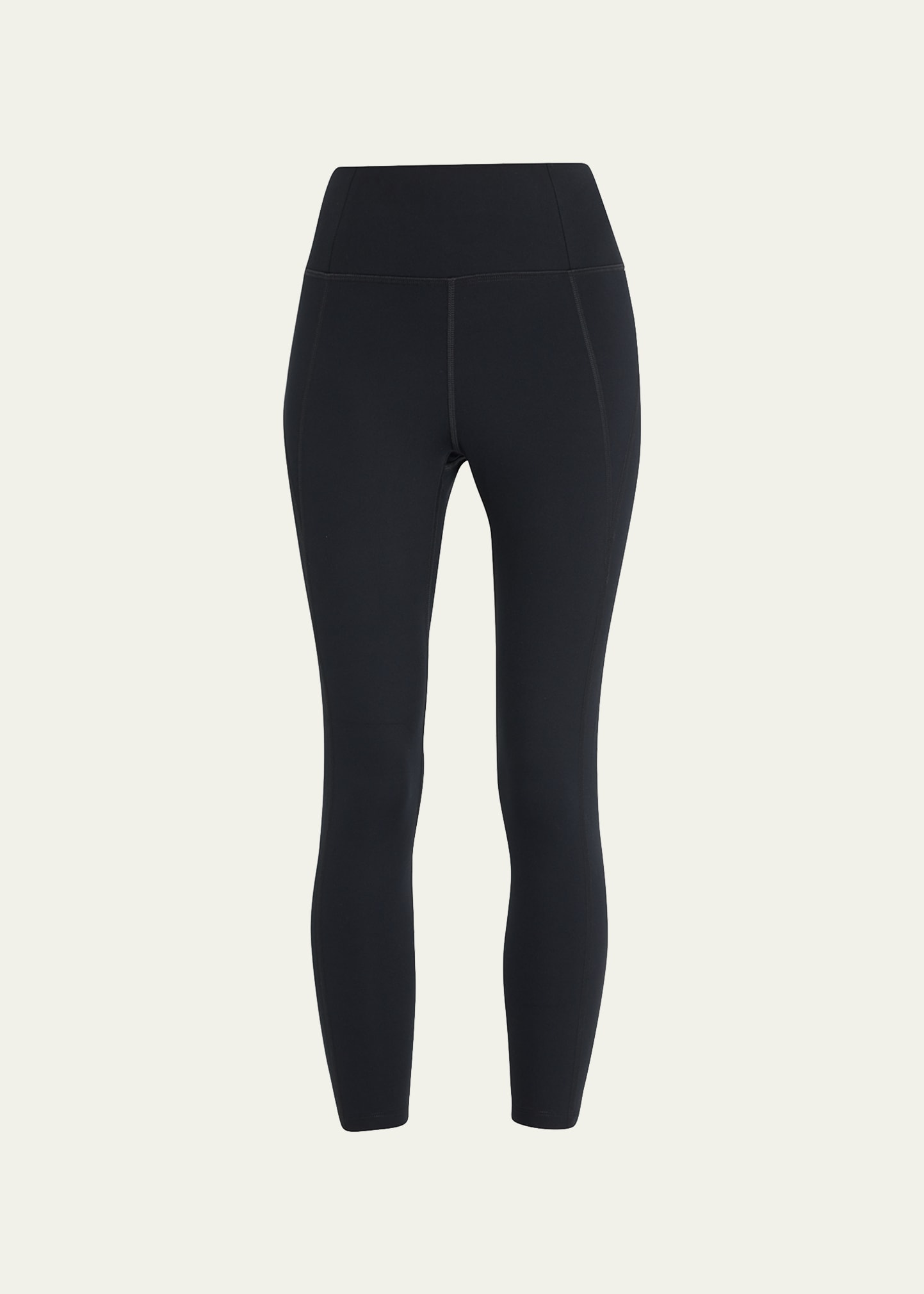 Girlfriend Collective Compressive High-rise Stretch-recycled Polyester Leggings In Black