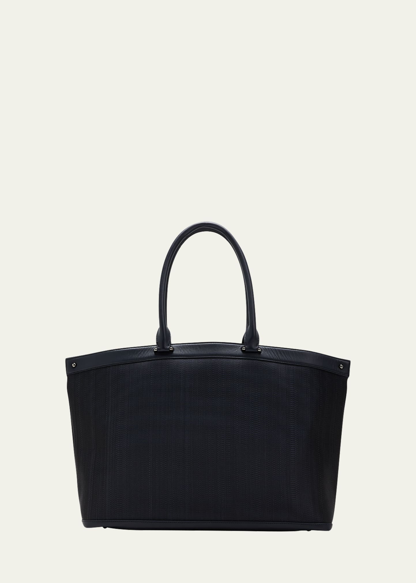 Akris Ai Medium Horsehair Top-handle Bag In Denim