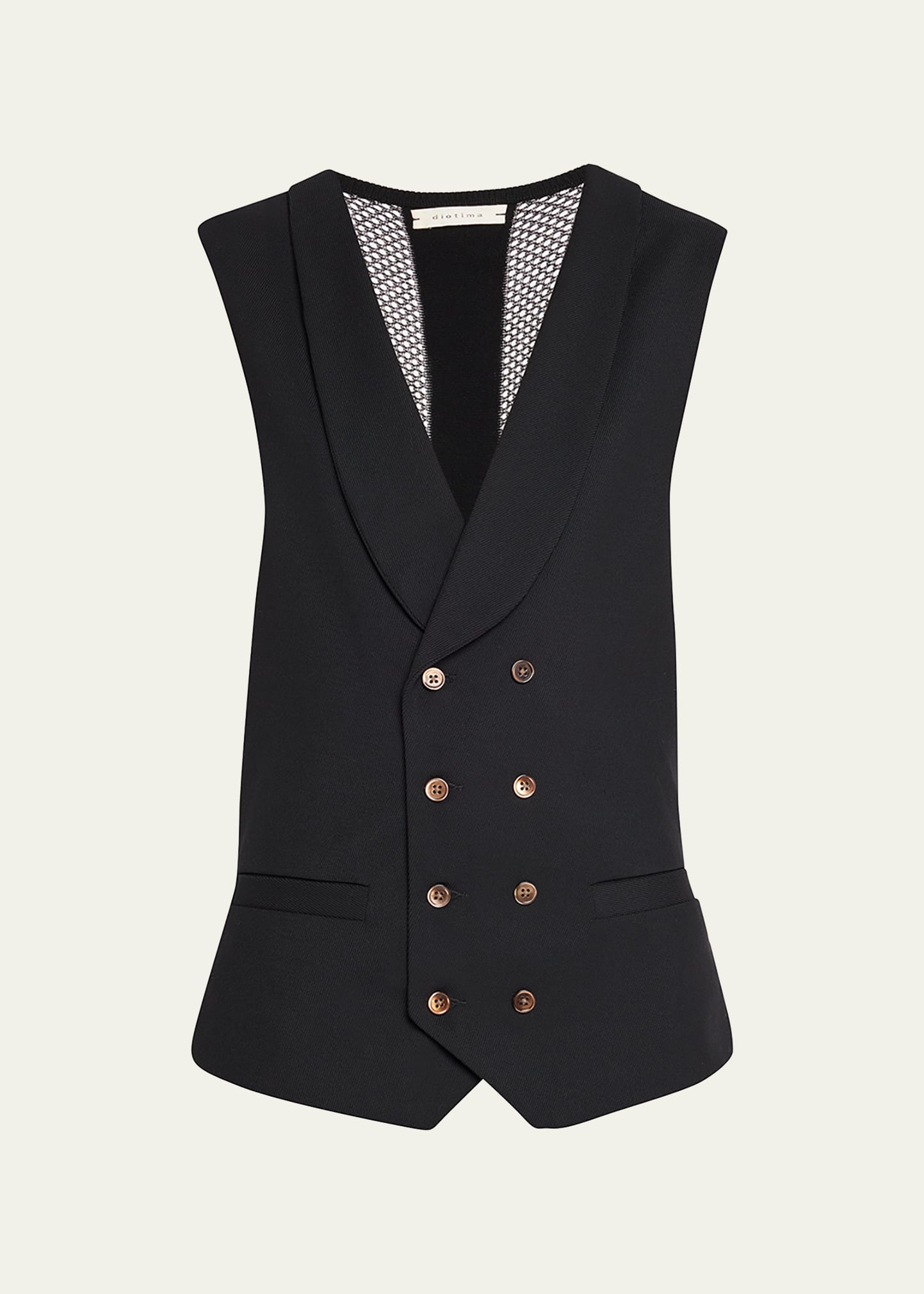 King Tailored Double-Breasted Vest