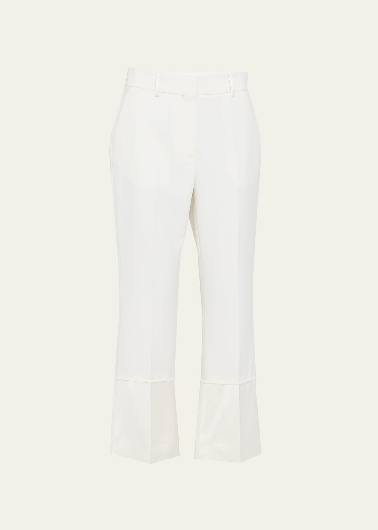 Harmony Straight-Leg Wool Trousers