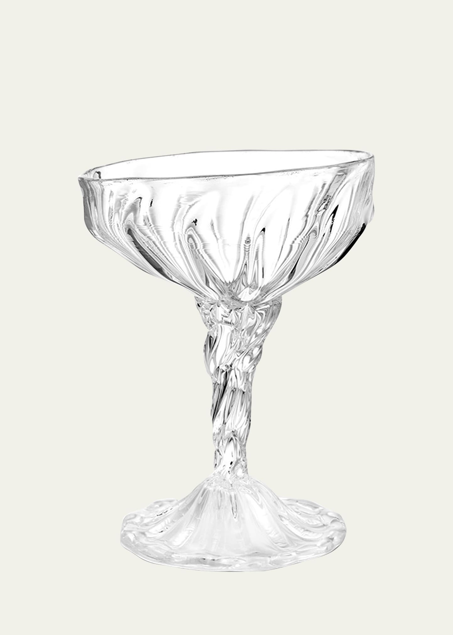 Transparent Crystal Champagne Coupe