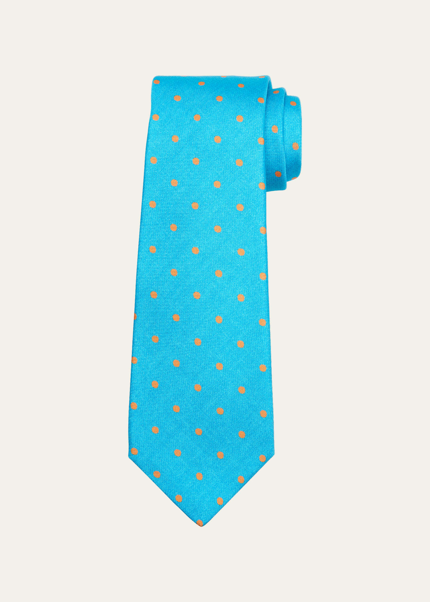 Men's Polka Dot Silk Tie