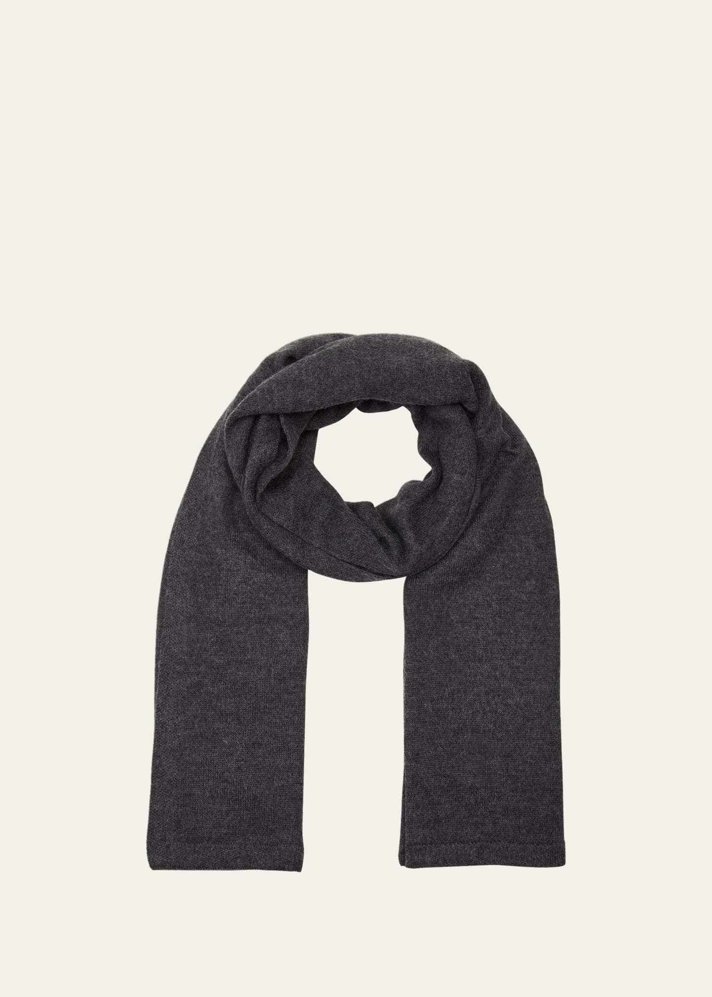 Handvaerk Men's Alpaca Scarf In Charcoal