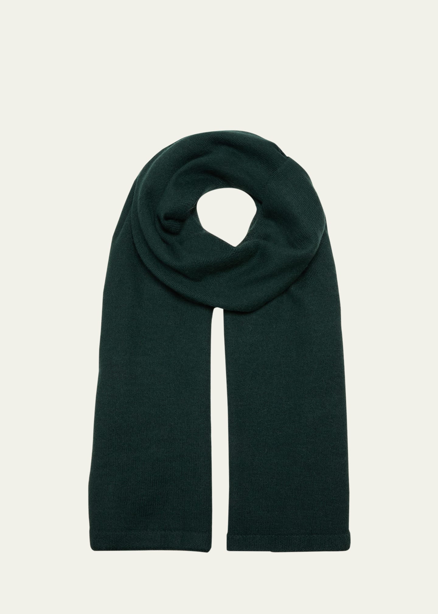 Handvaerk Men's Alpaca Scarf In Forest Green