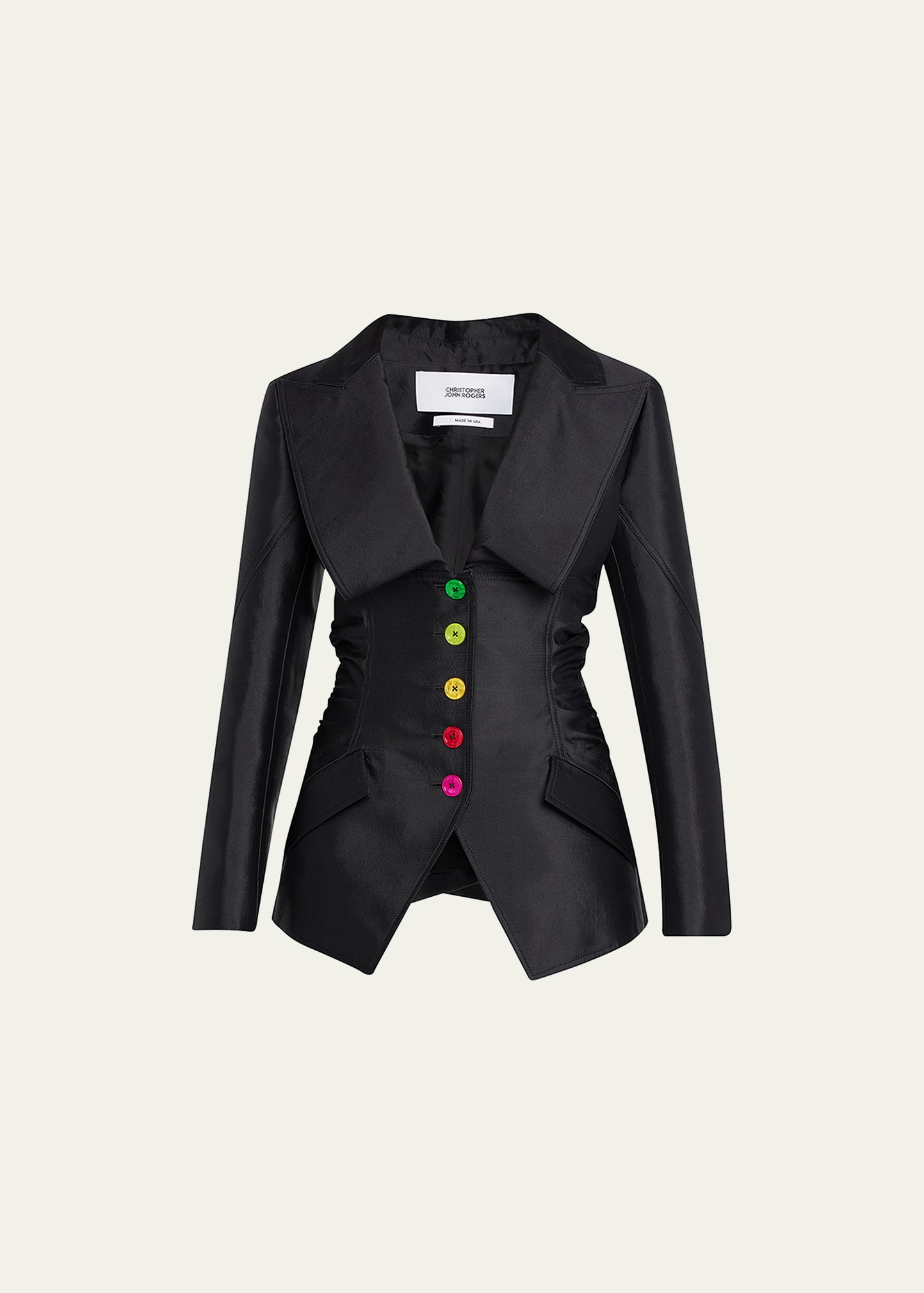 Multi-Button Fitted Jacket