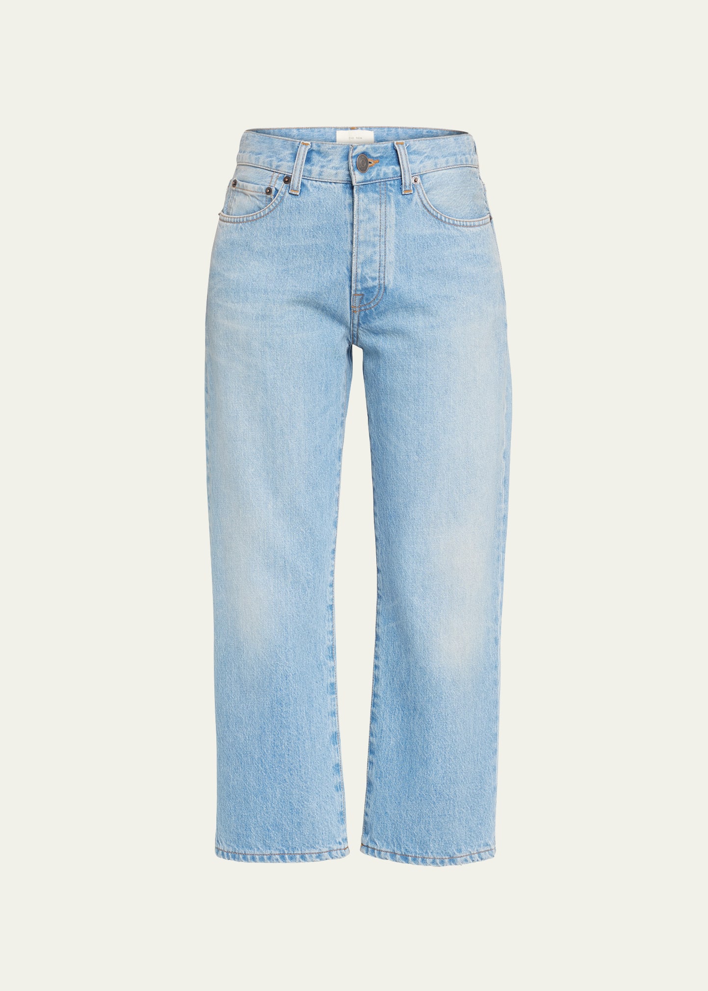 The Row Lesley Straight-leg Jeans In Washed Blue
