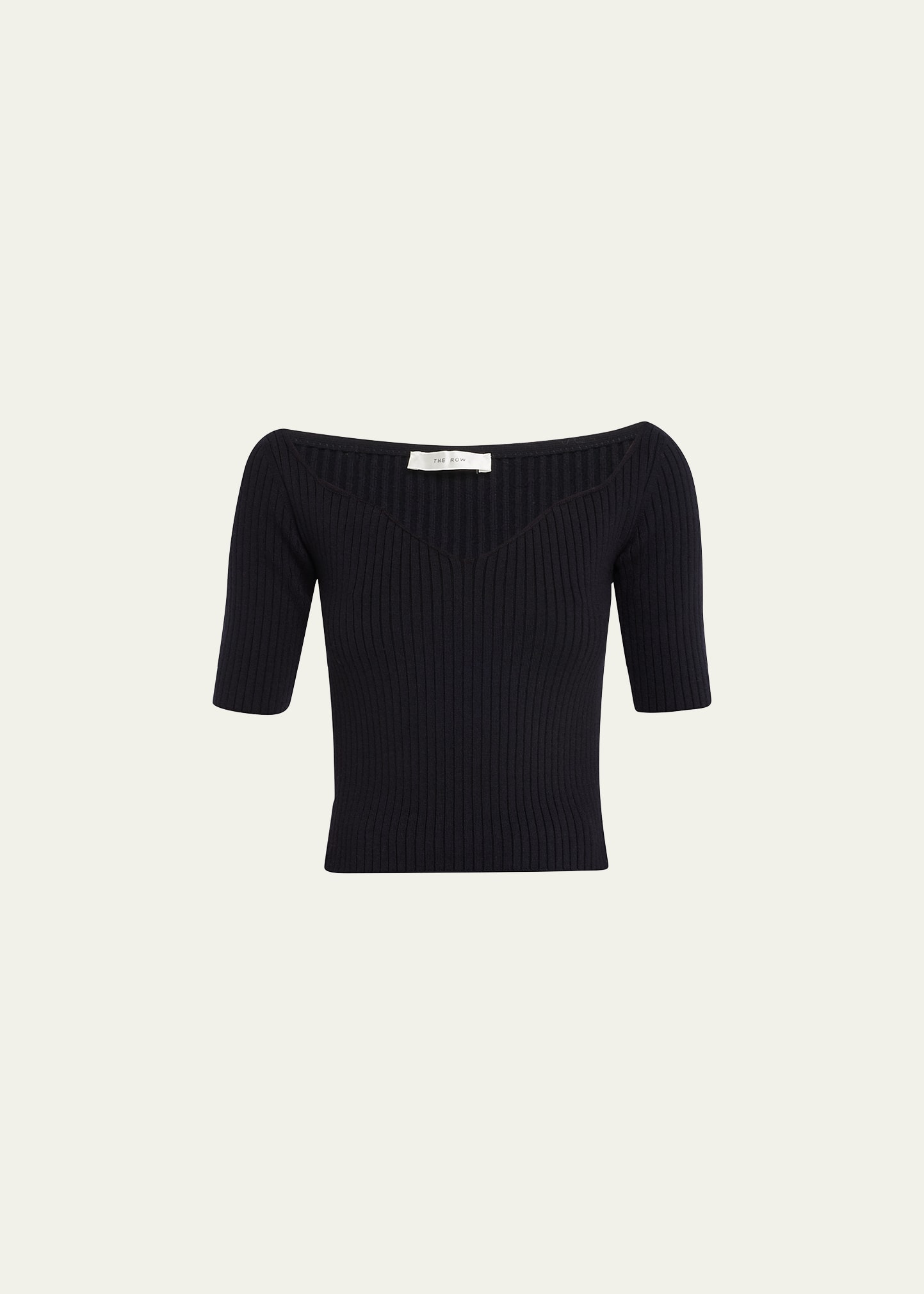 Grais Ribbed Wool Top