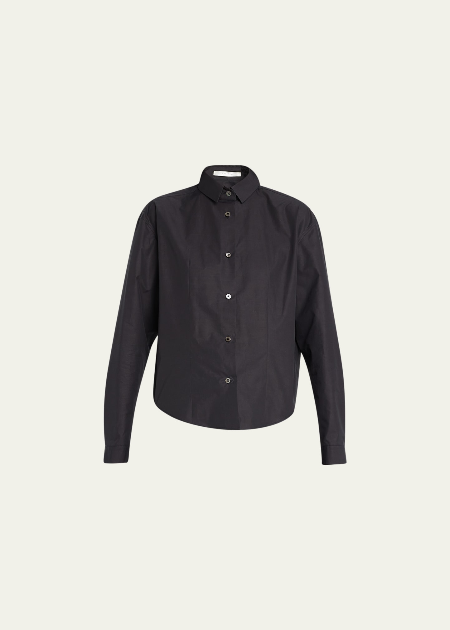 Shop The Row Baltica Classic Button-front Shirt In Black