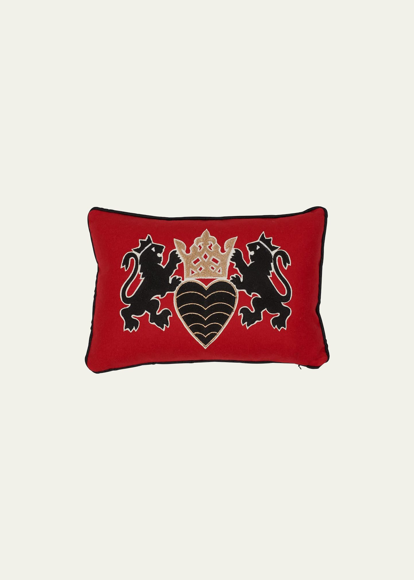Lionheart Applique Pillow
