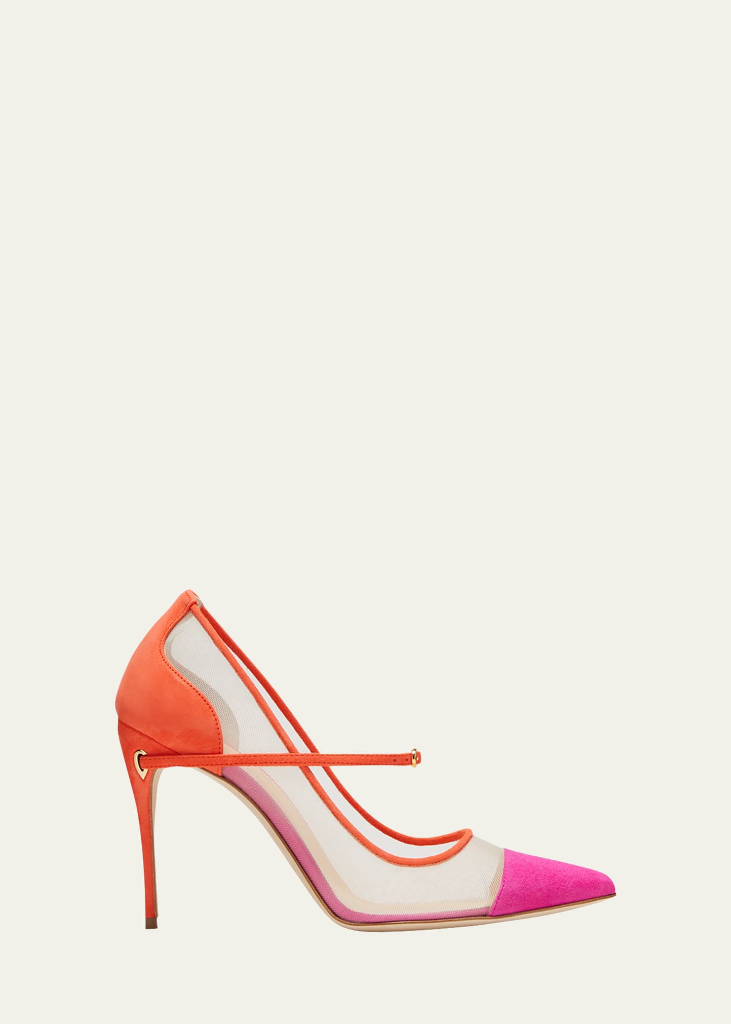 Lorenzo Mesh & ZeroWidthSpace; Mary Jane Pumps