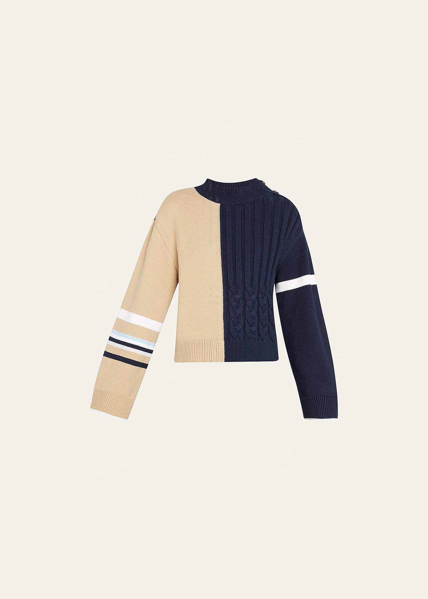 ADEAM Rothko Splice Colorblock Sweater