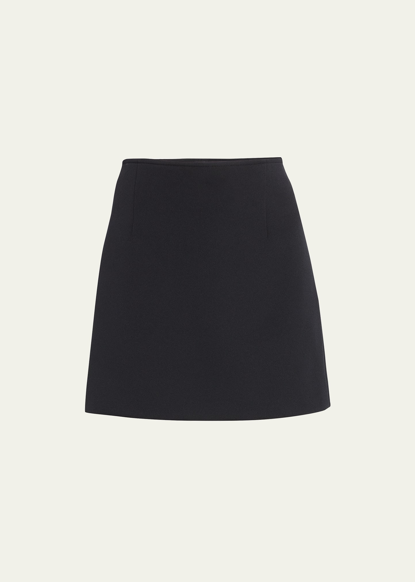 Recto Mica Low-rise Mini Skirt In Black