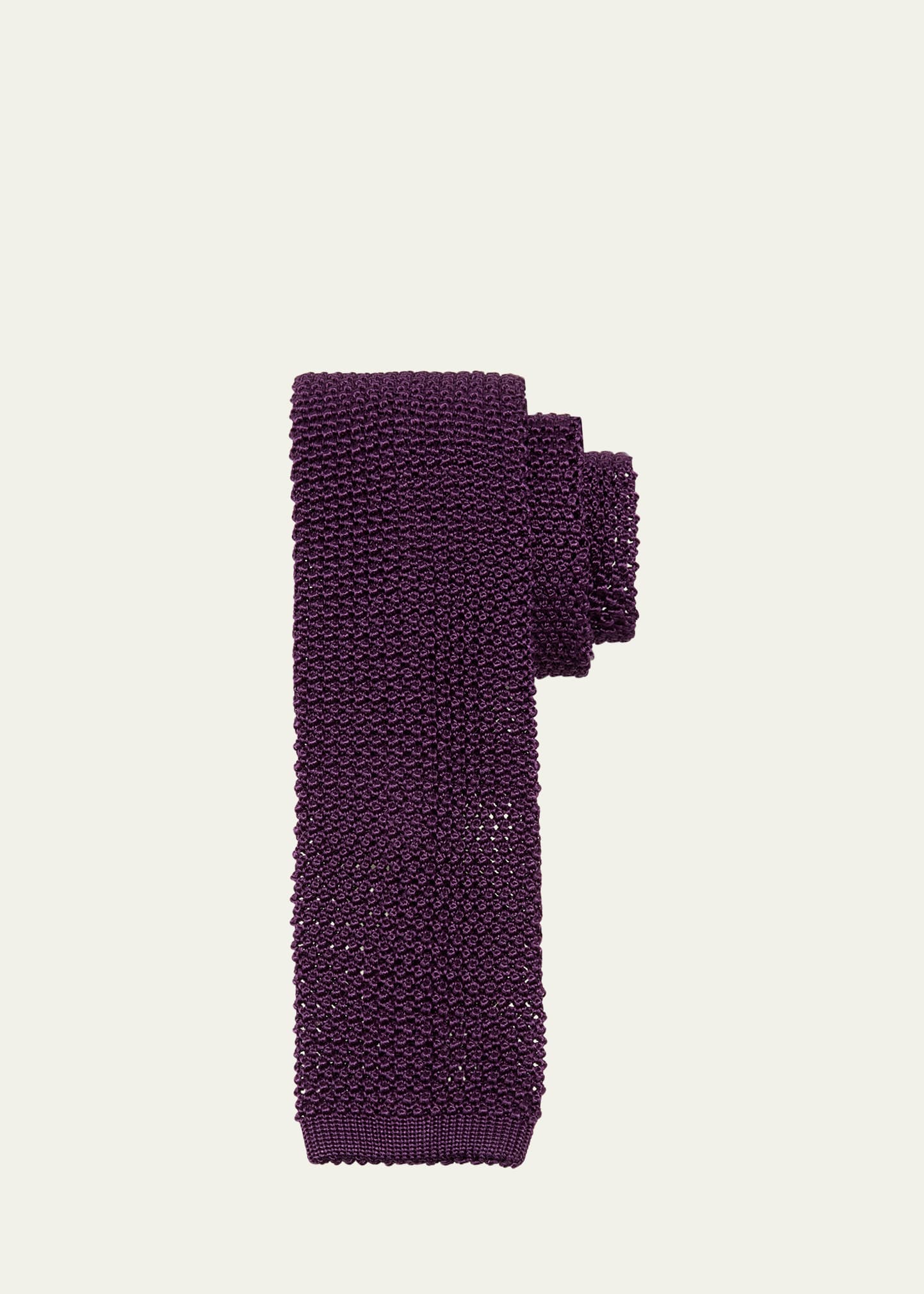 Polo Ralph Lauren Men's Superknit Silk Tie In Dark Purpl