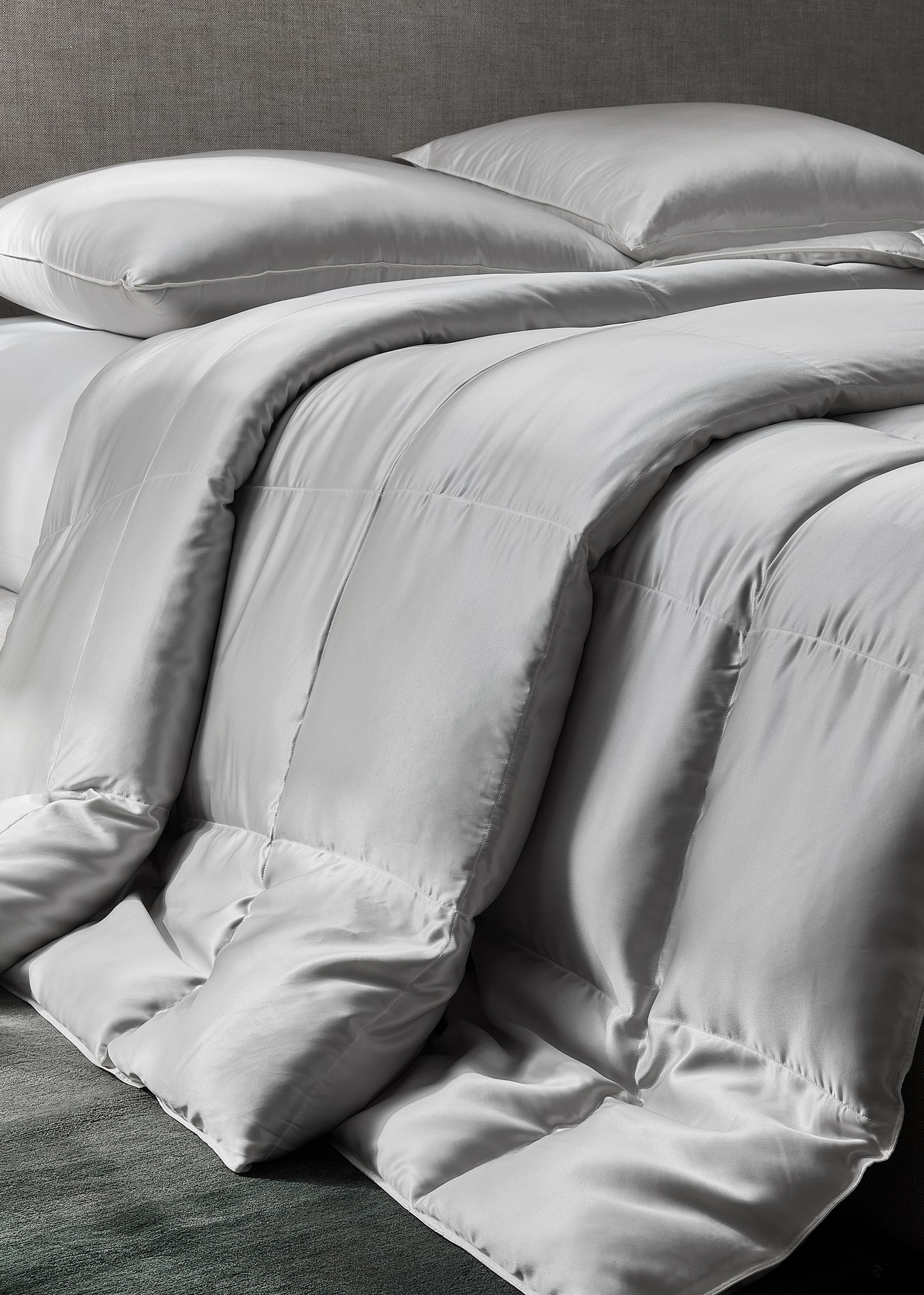 Matouk Edelweiss All Season Silk King Comforter In White