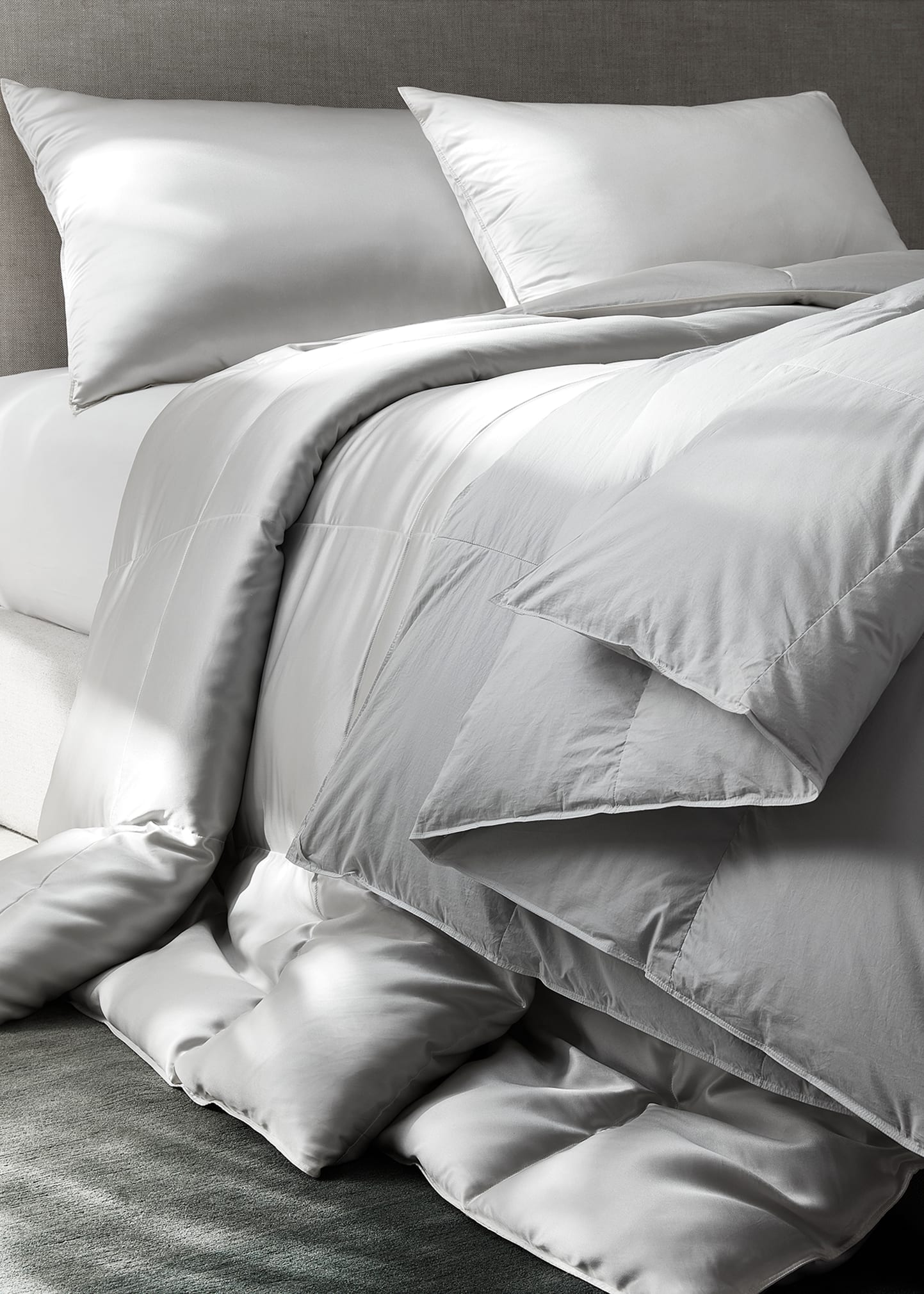 Matouk Edelweiss Queen Cotton Comforter - All Season In White