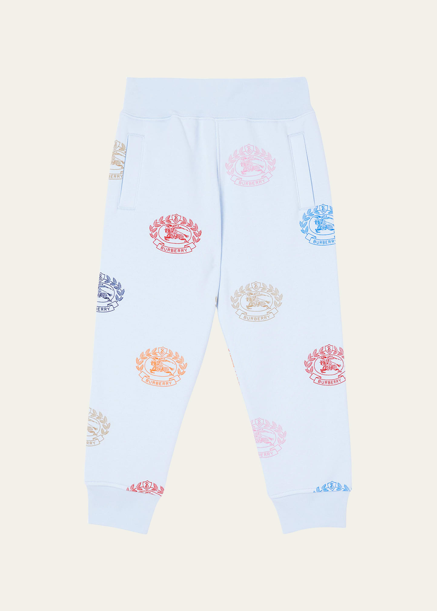 Boy's Sidney Equestrian Logo Crest Joggers, Size 3-14