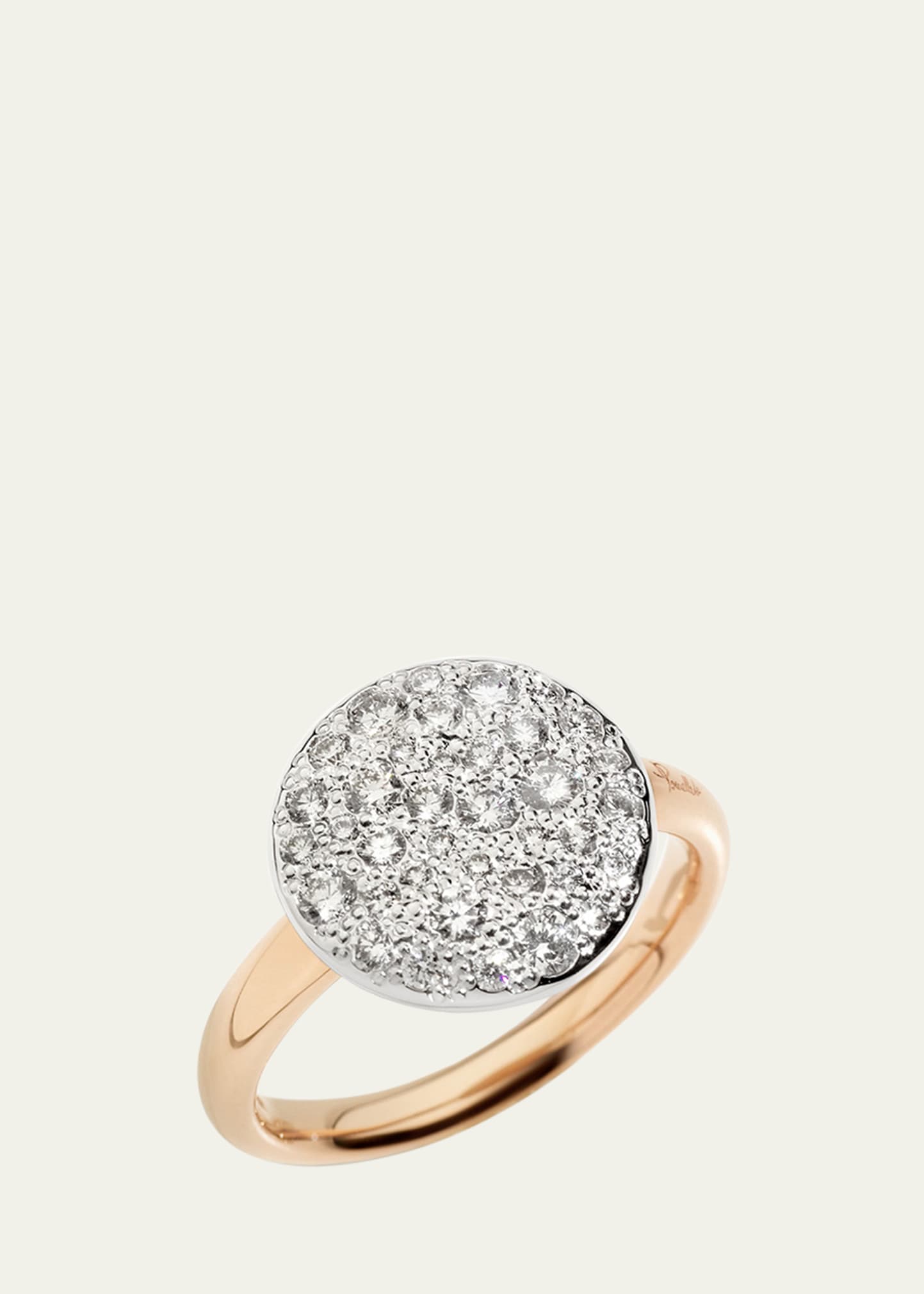 Shop Pomellato Sabbia 18k Gold Diamond Ring