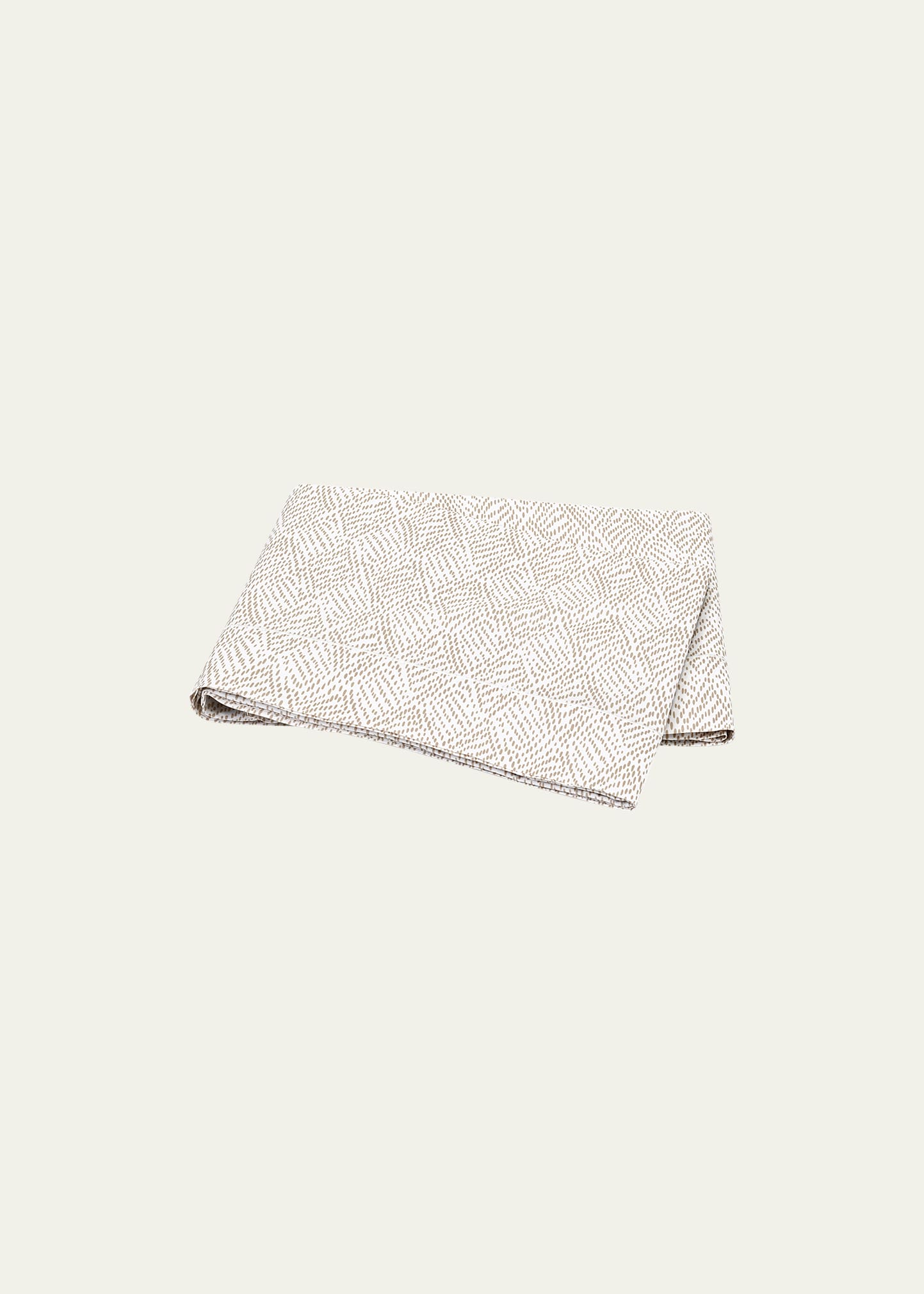 Matouk Duma Diamond Flat Sheet, Full-queen In Dune