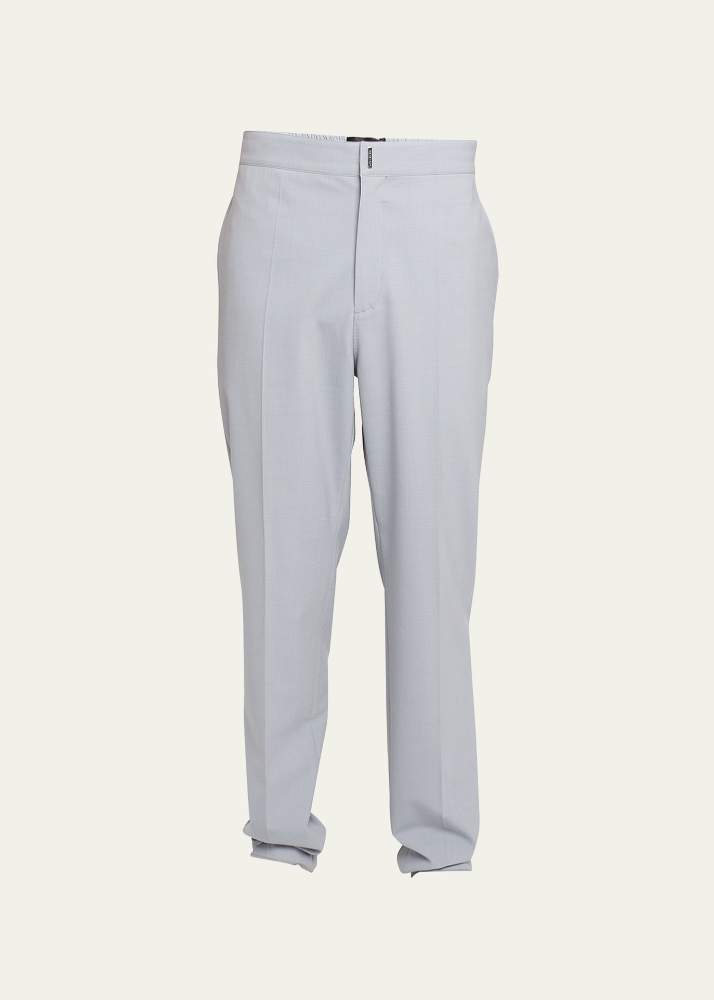 Men's Slim-Fit Wool Stretch Trousers