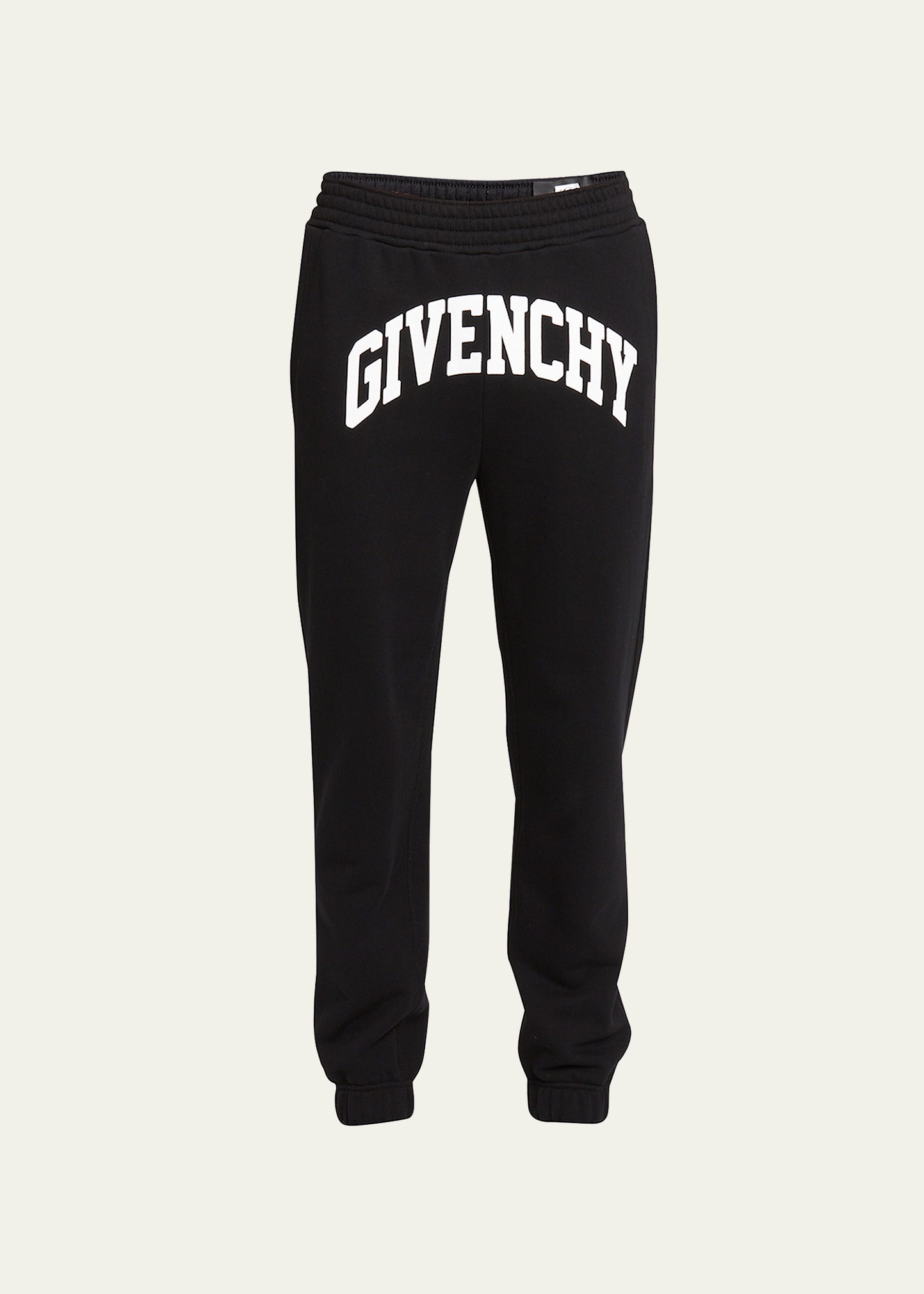 Shop Givenchy Men's Front Logo-print Sweatpants In Black