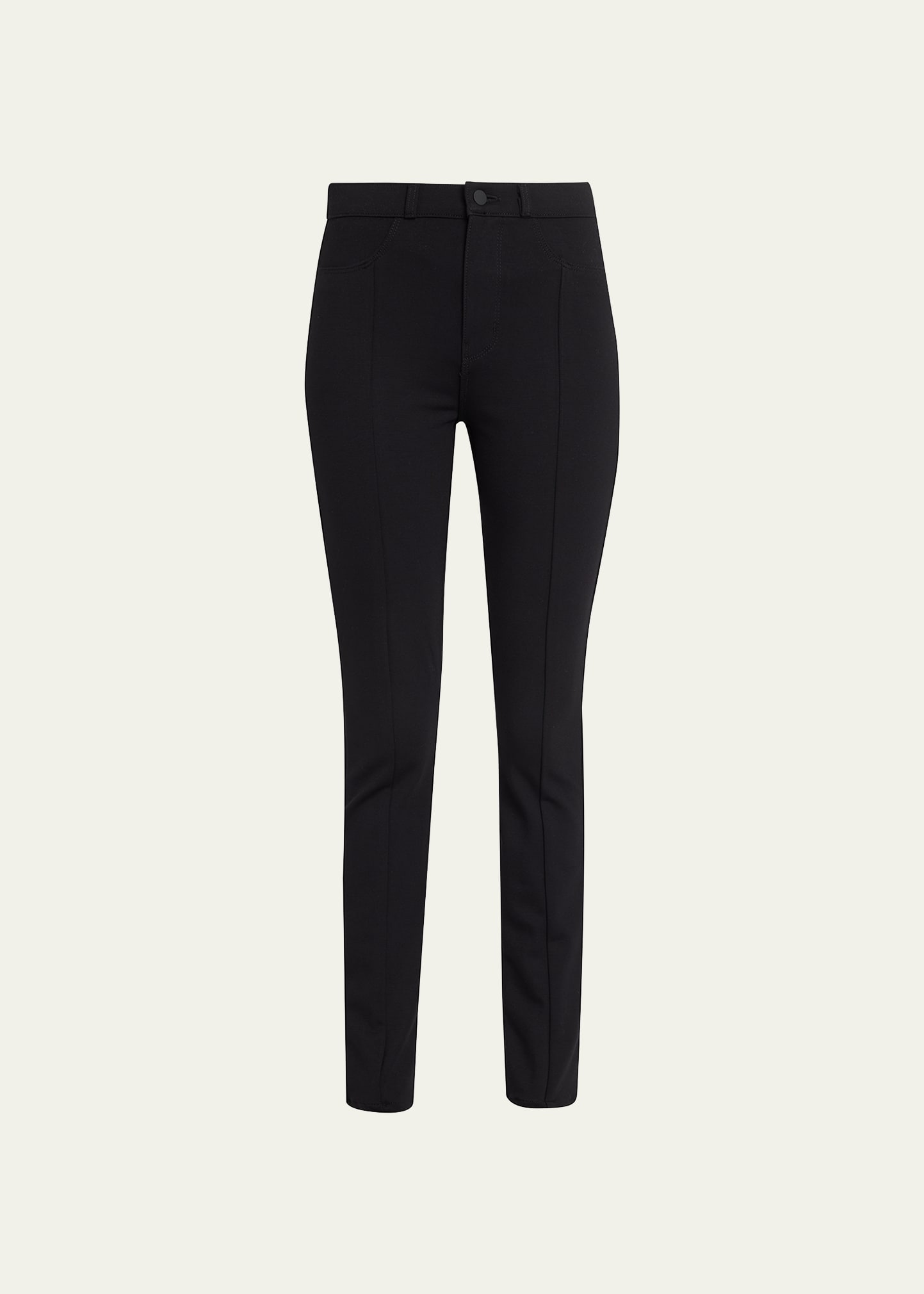 Joetta High Rise Back Zip Skinny Pants