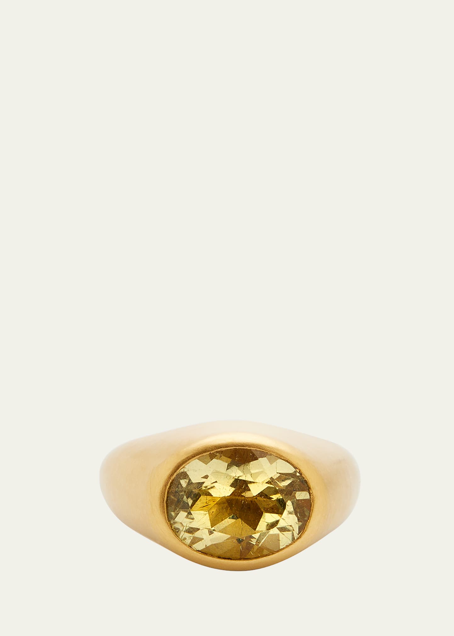 Gaea Roz Golden Beryl Ring