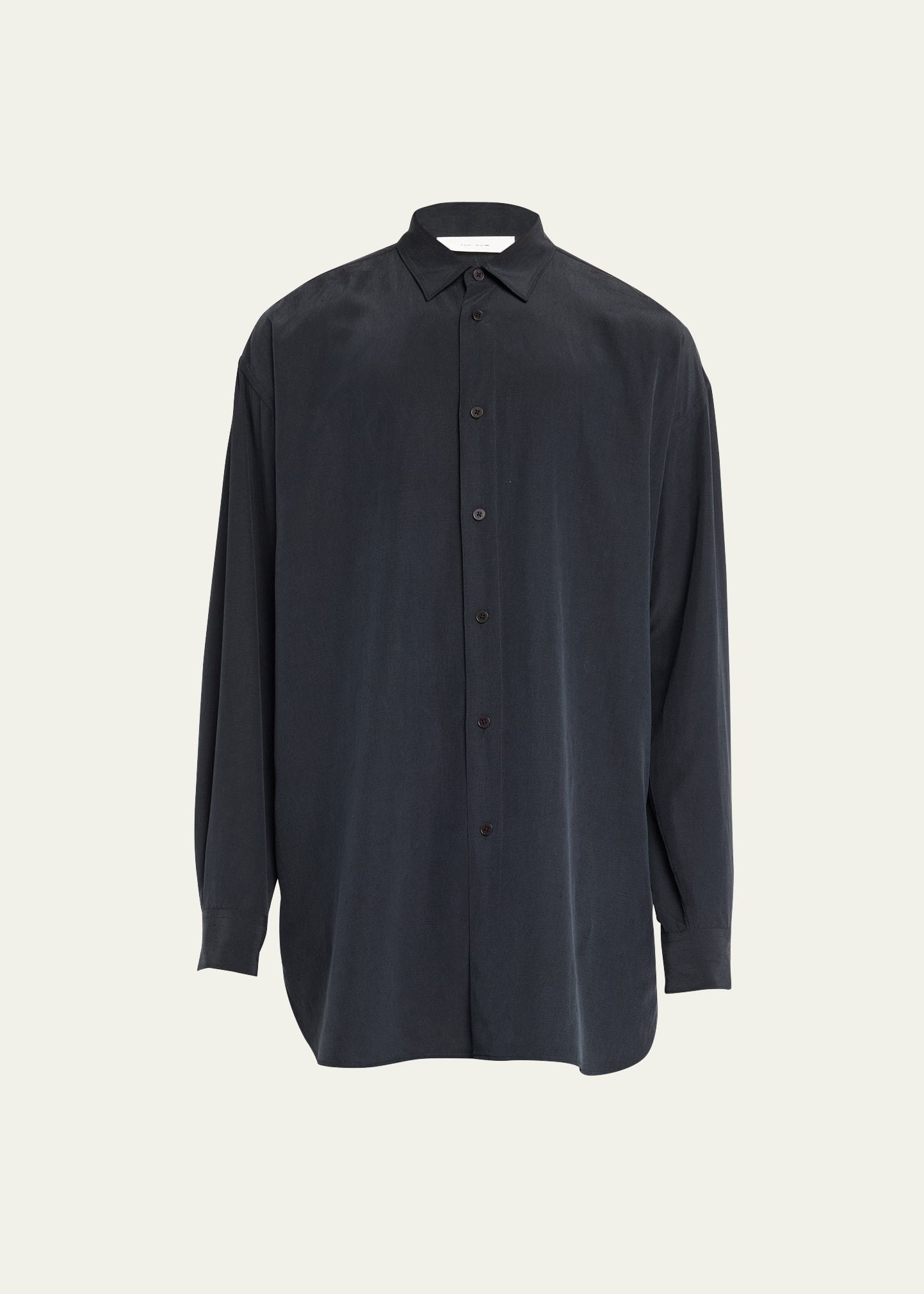 The Row Black Lukre Shirt | ModeSens