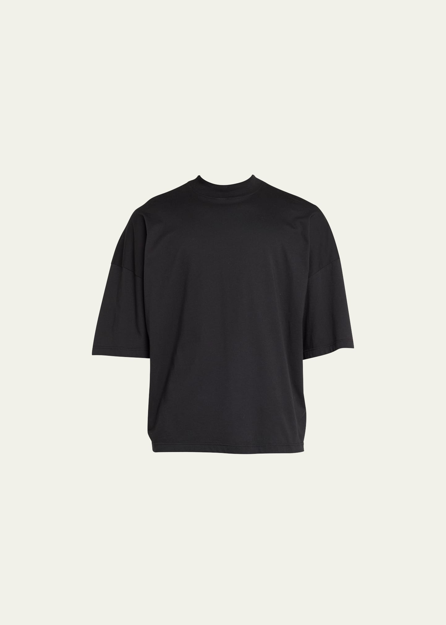 The Row Dustin Oversized Supima-cotton Jersey T-shirt In Black