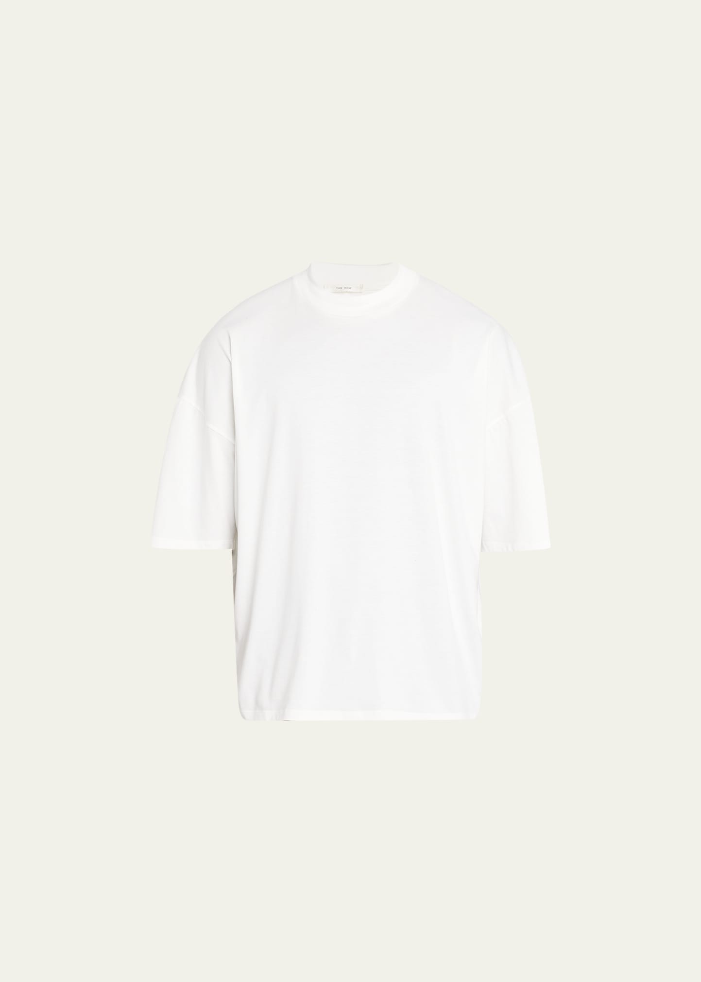 The Row Nilson Cotton-jersey T-shirt In Wht White