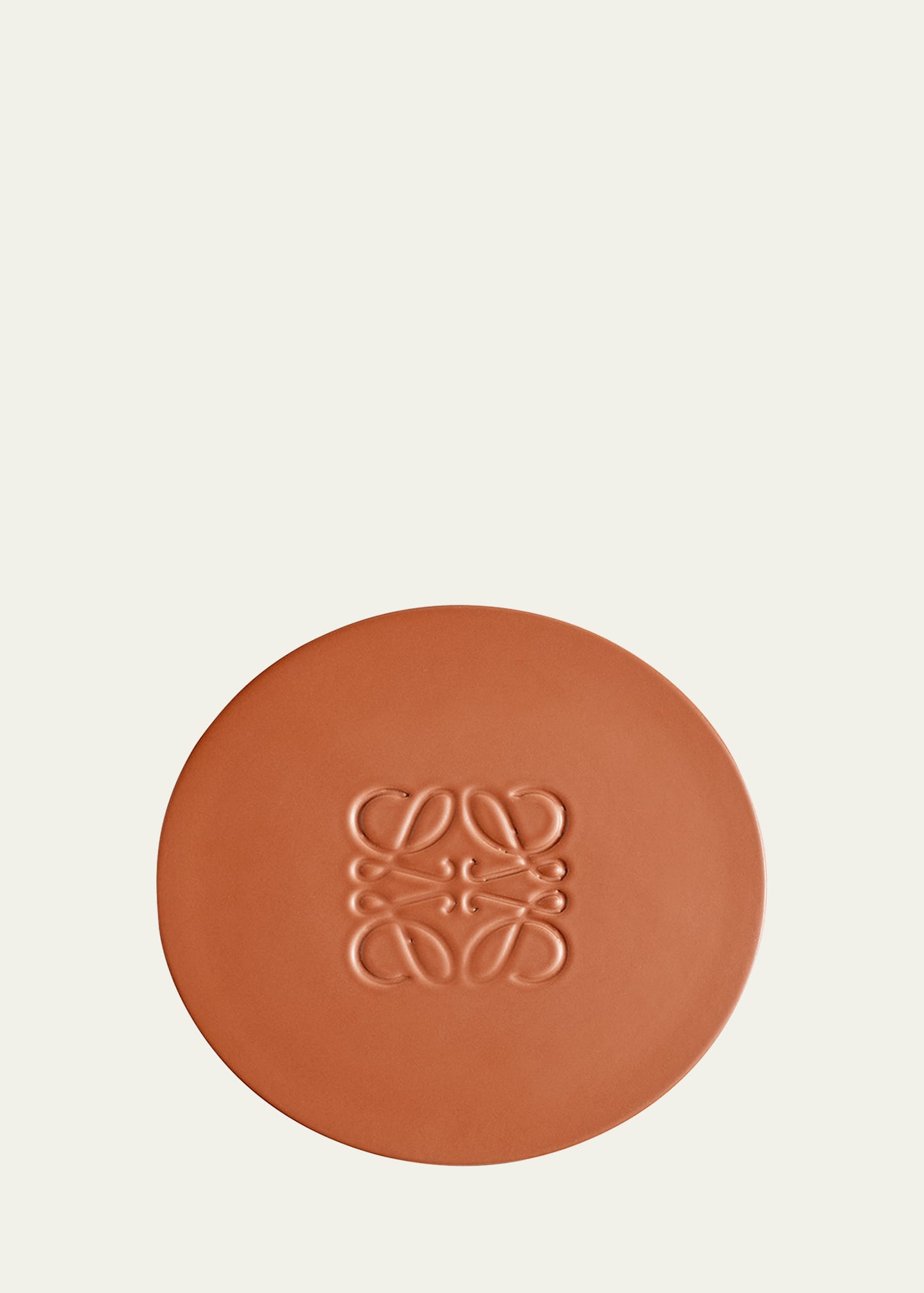 Loewe Large Ceramic Candle Lid In Brown