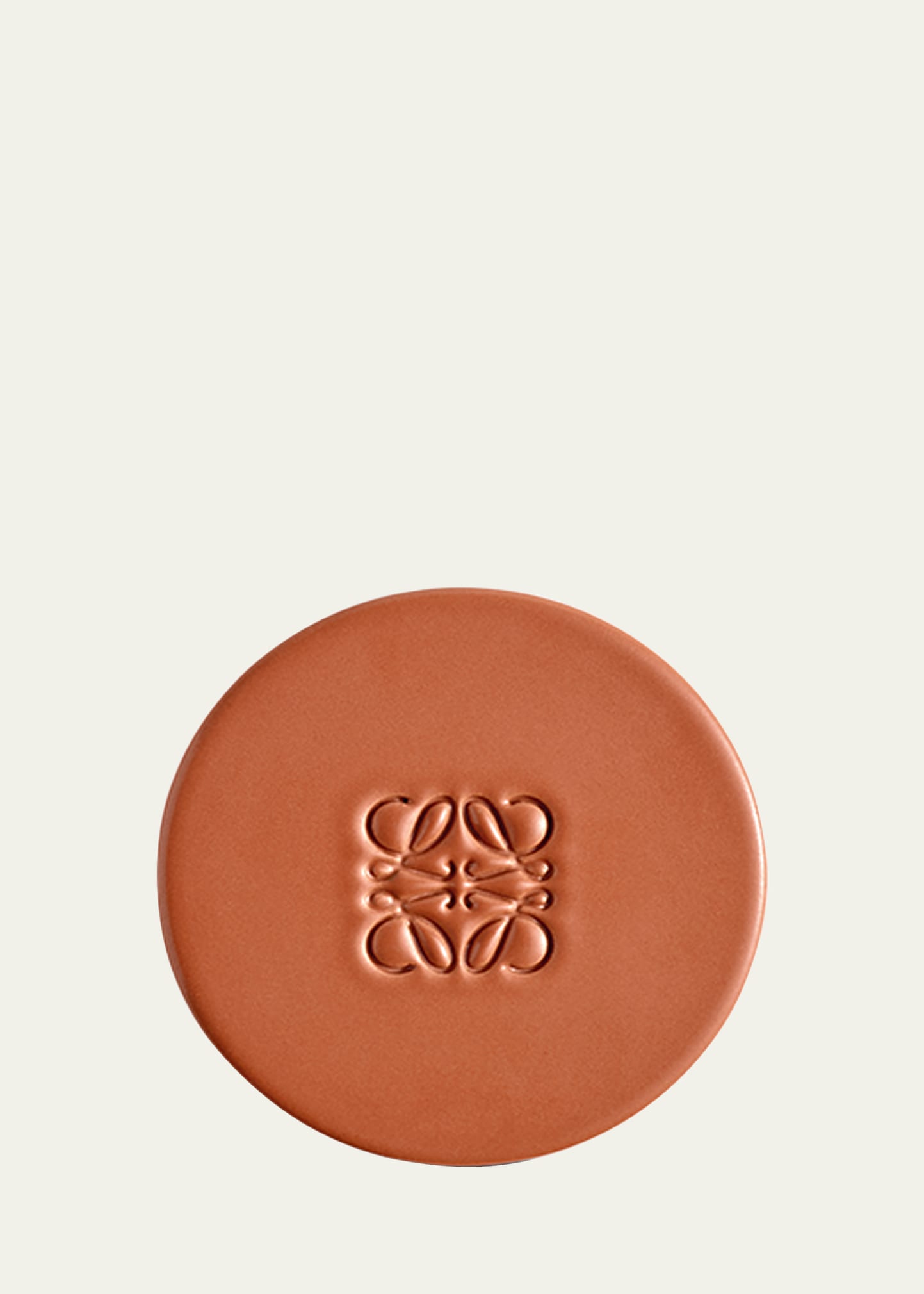 Loewe Small Ceramic Candle Lid In Brown