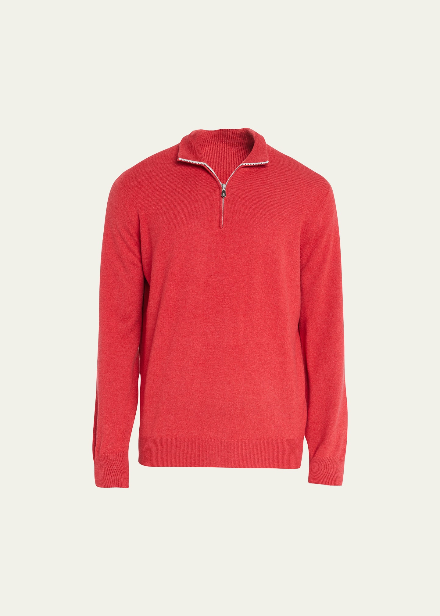 Brunello Cucinelli Men's Cashmere Half-Zip Sweater