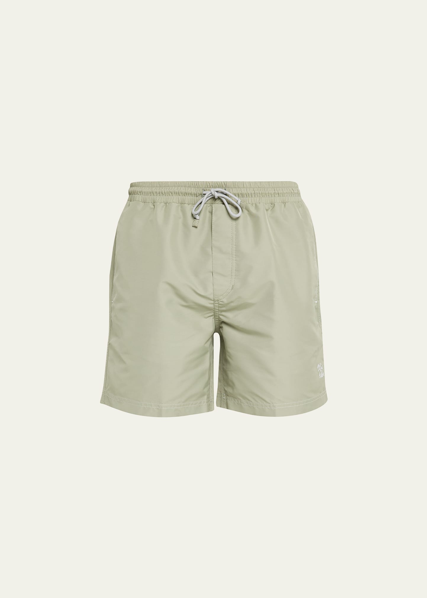 BRUNELLO CUCINELLI MEN'S RELAXED-FIT SWIM TRUNKS