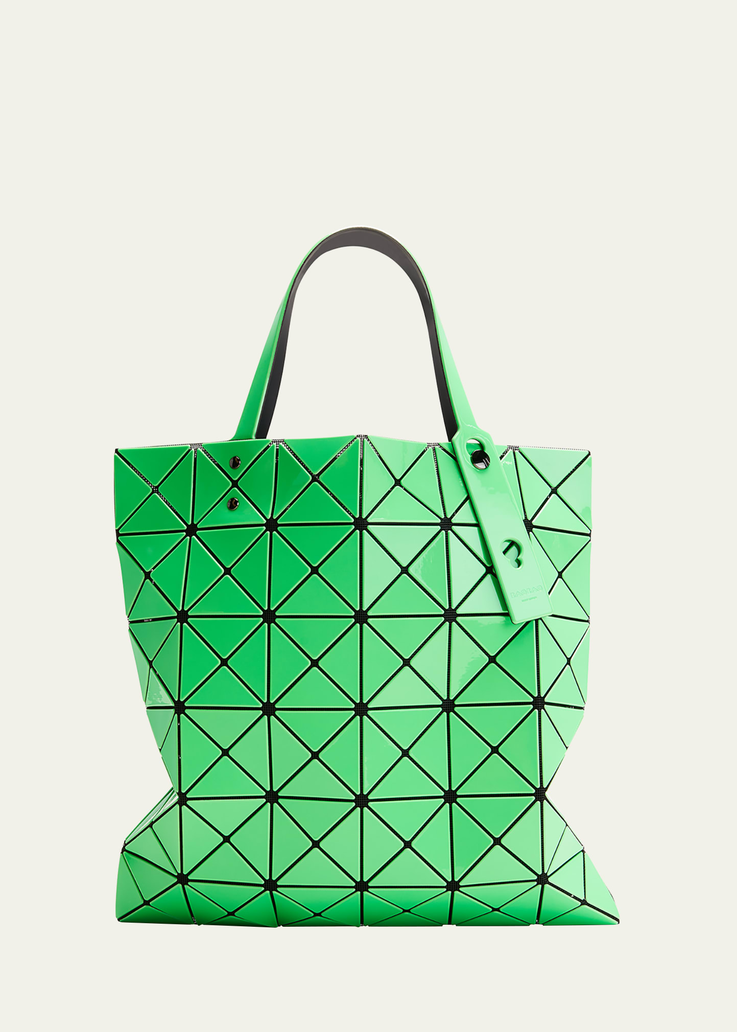 Lucent Glossy Geo North-South Tote Bag