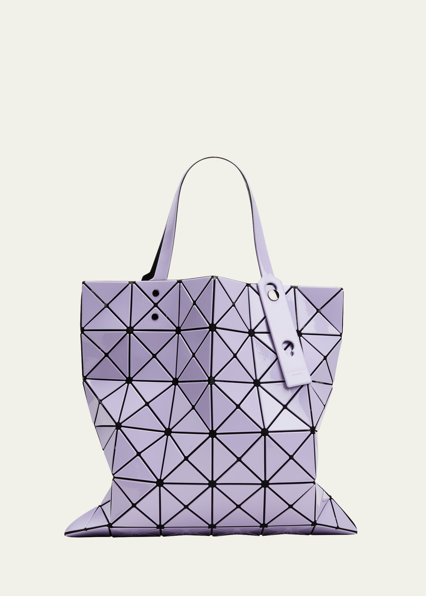 Issey Miyake 'Bao Bao' Silver Violet Rectangle Bag