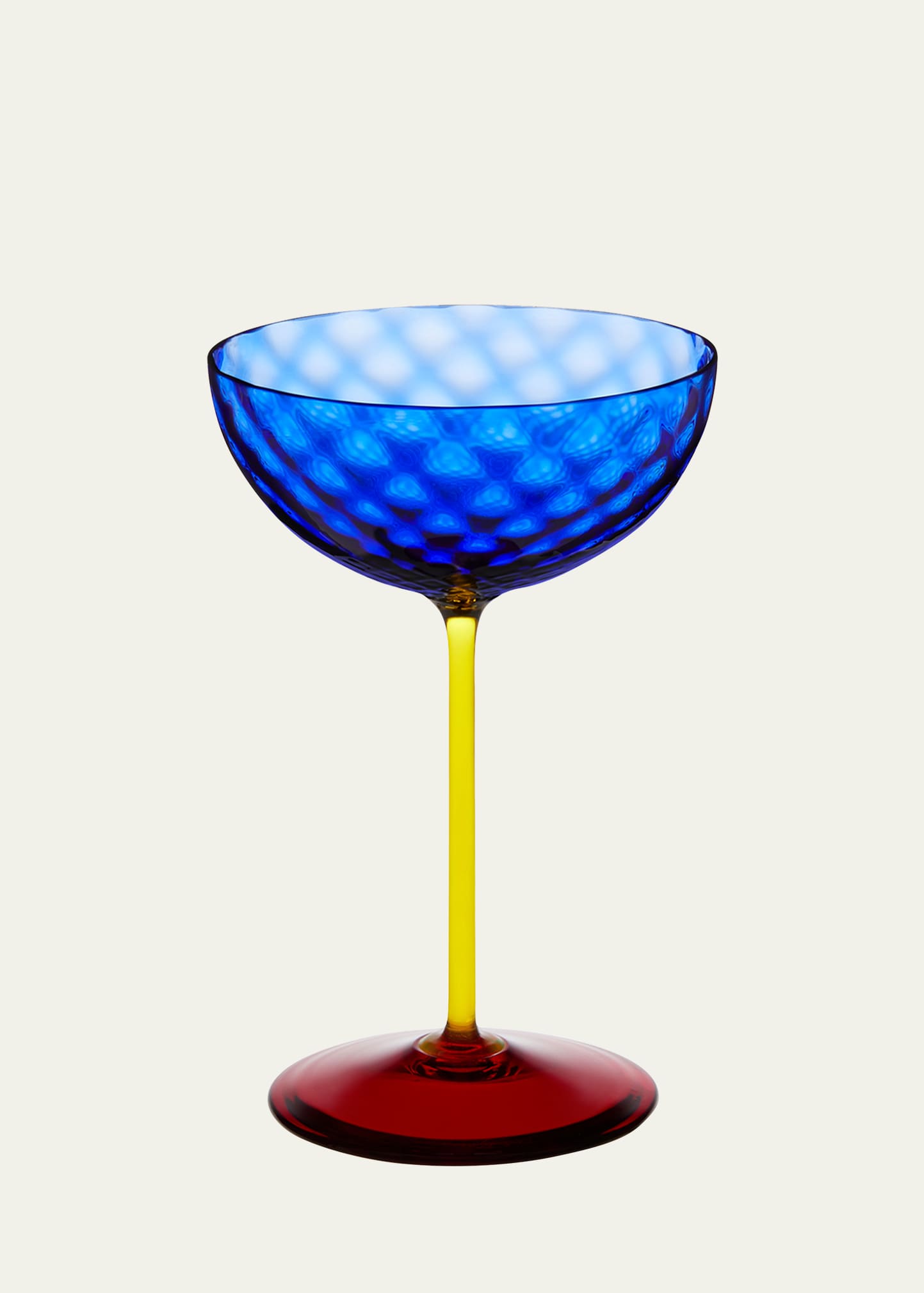 Dolce & Gabbana Casa Champagne Wine Glass In Misce/colo