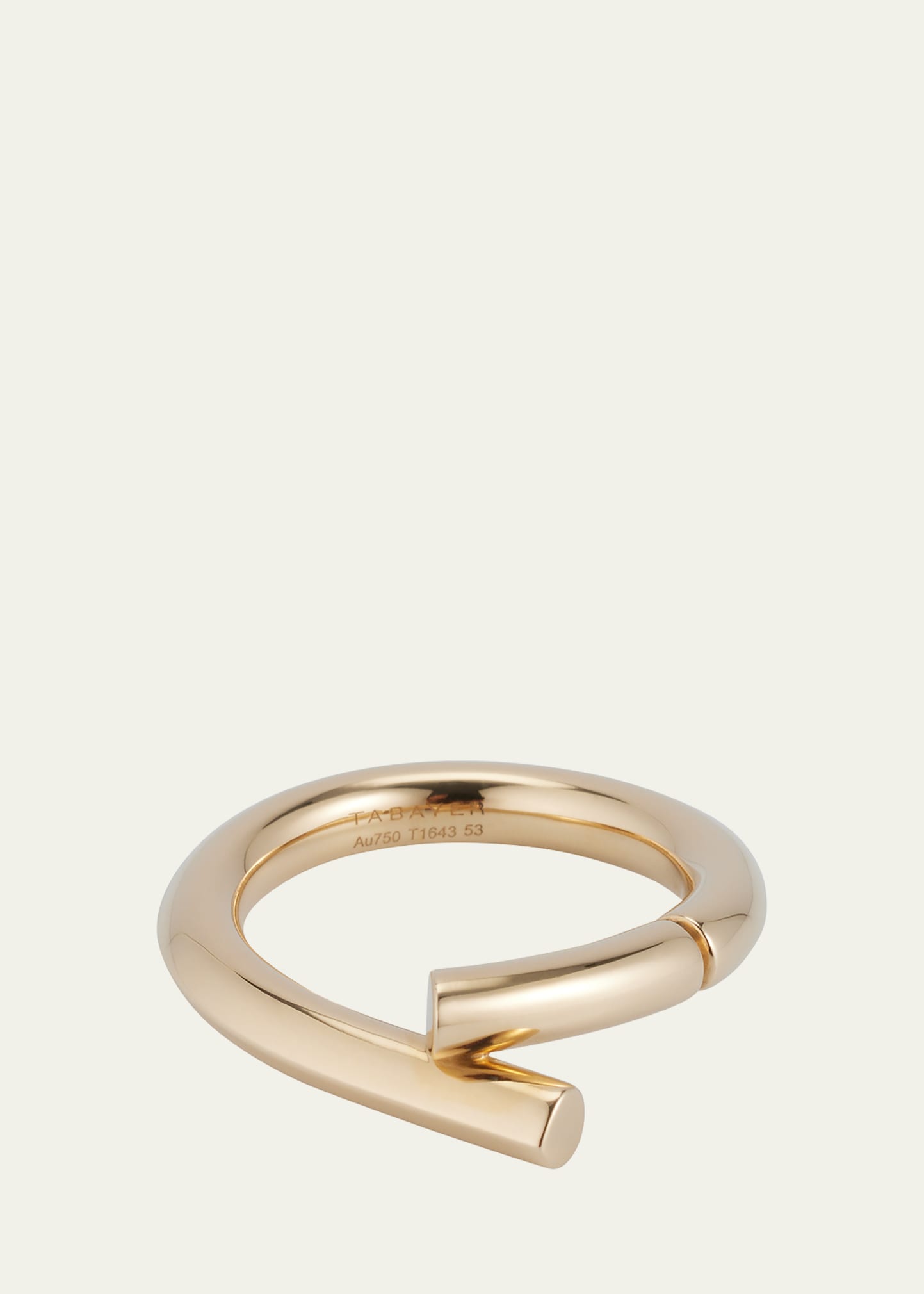 18k Fairmined Yellow Gold Oera Ring, Size 53