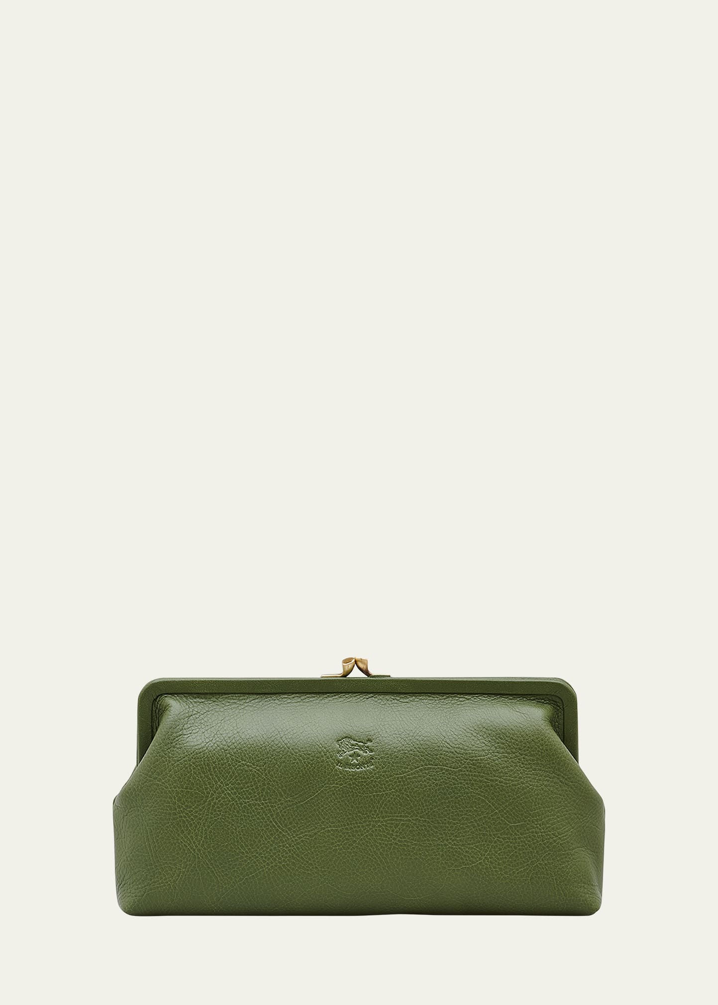 Classic Vaccjetta Leather Clutch Bag