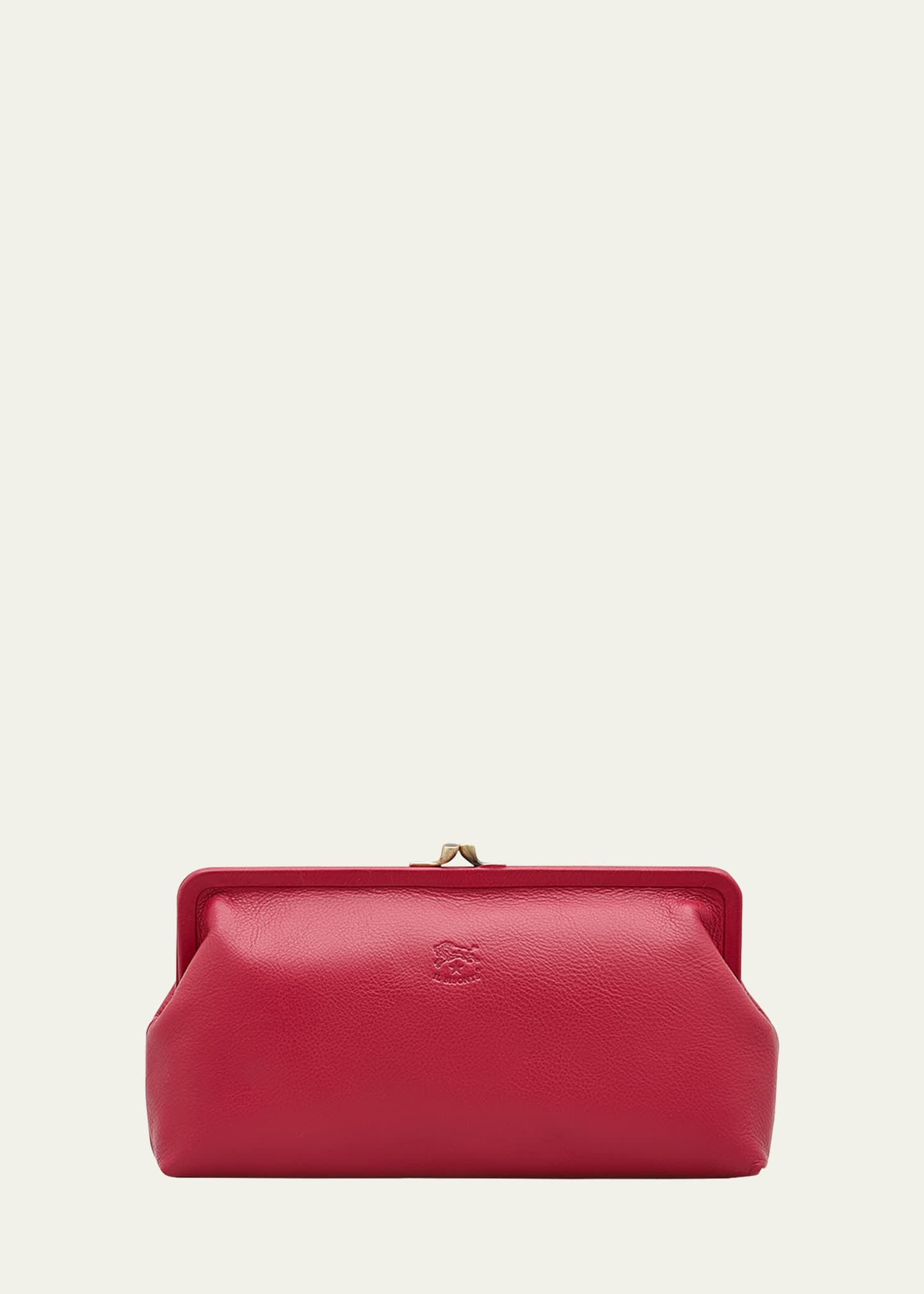 Classic Vaccjetta Leather Clutch Bag