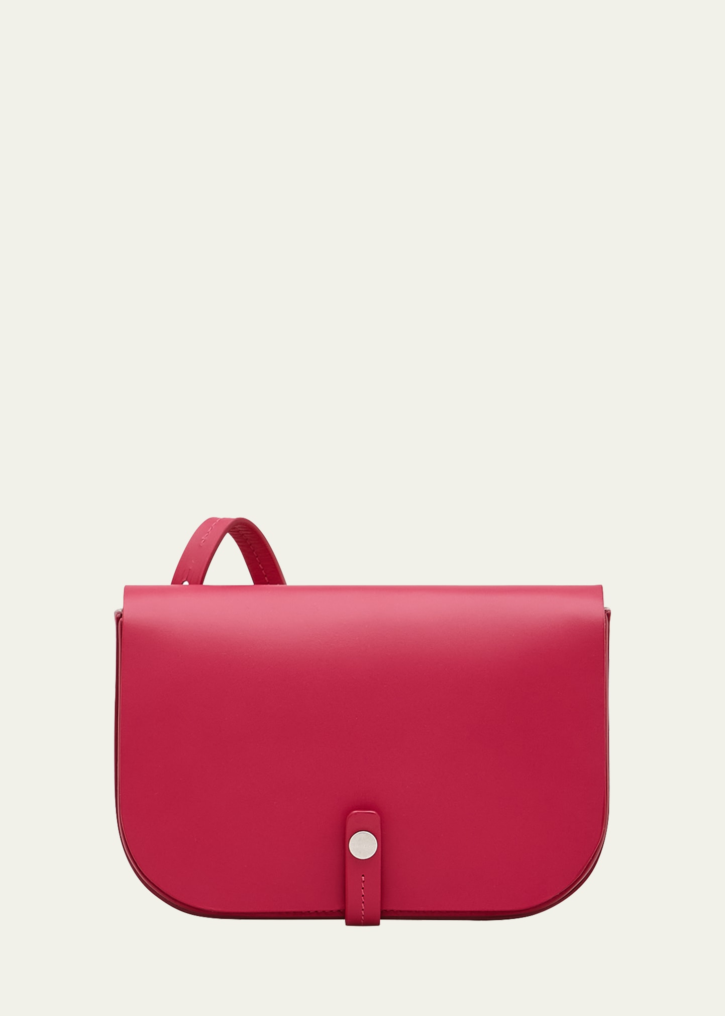 Il Bisonte Piccarda Vacchetta Leather Crossbody Bag In Red