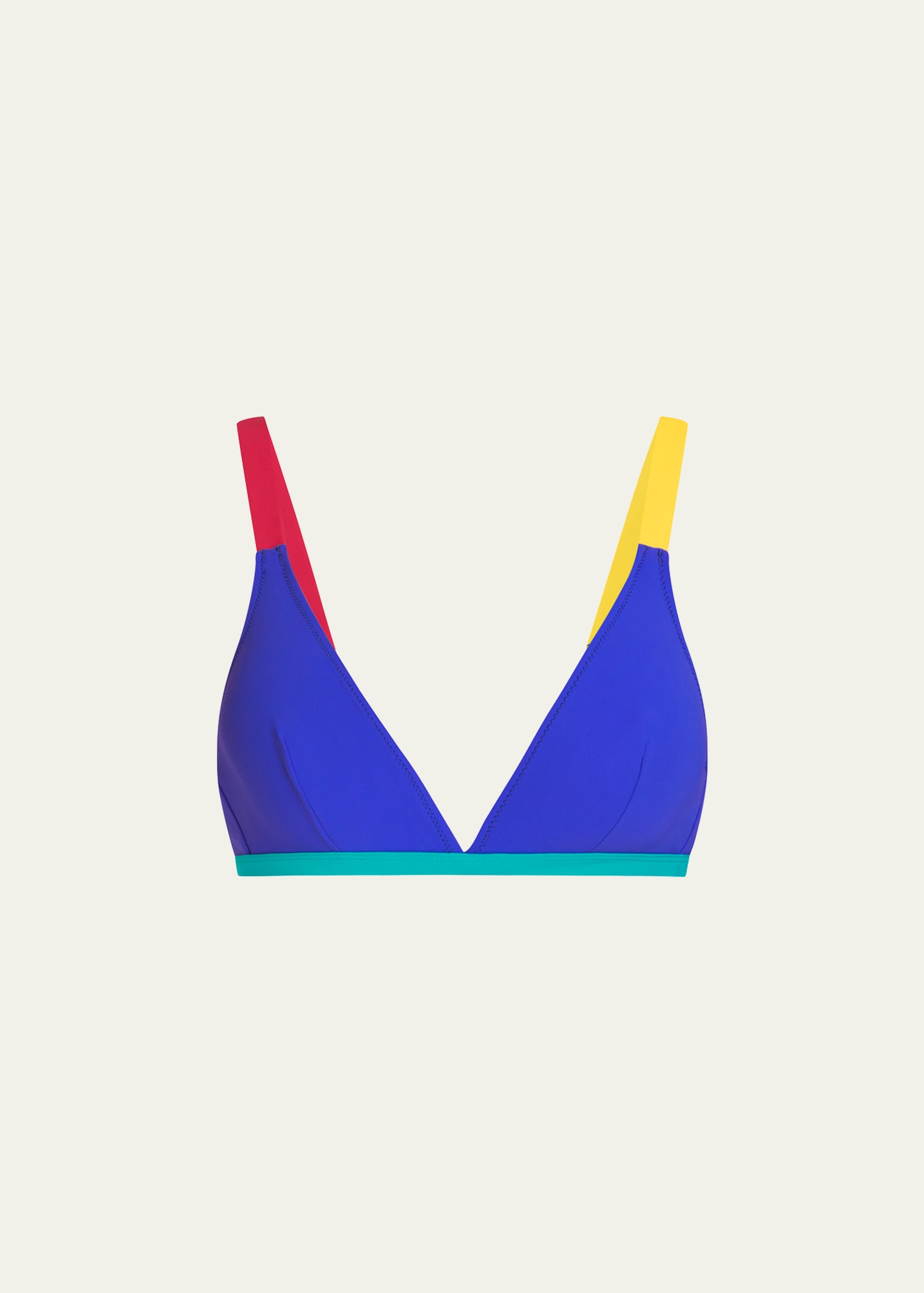 St Barths Colorblock Bikini Top