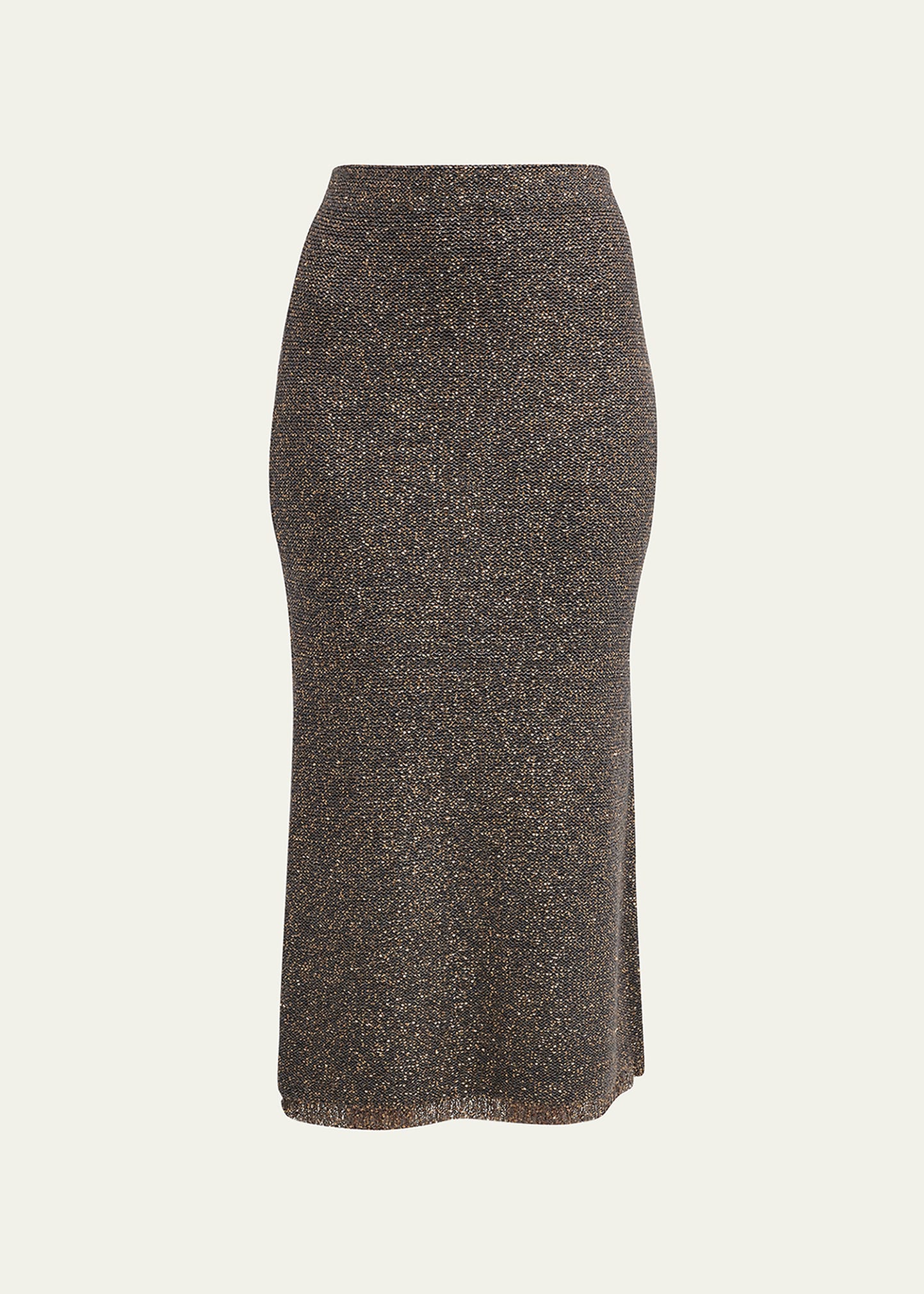 Dione Midi Skirt with Micro Sequin Details