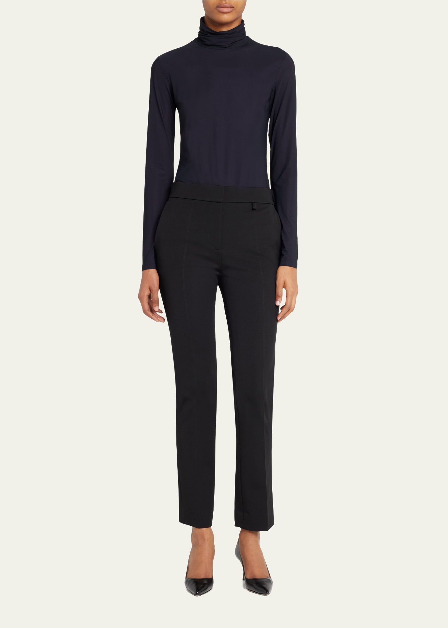 Slim-Fit Tailored Trousers