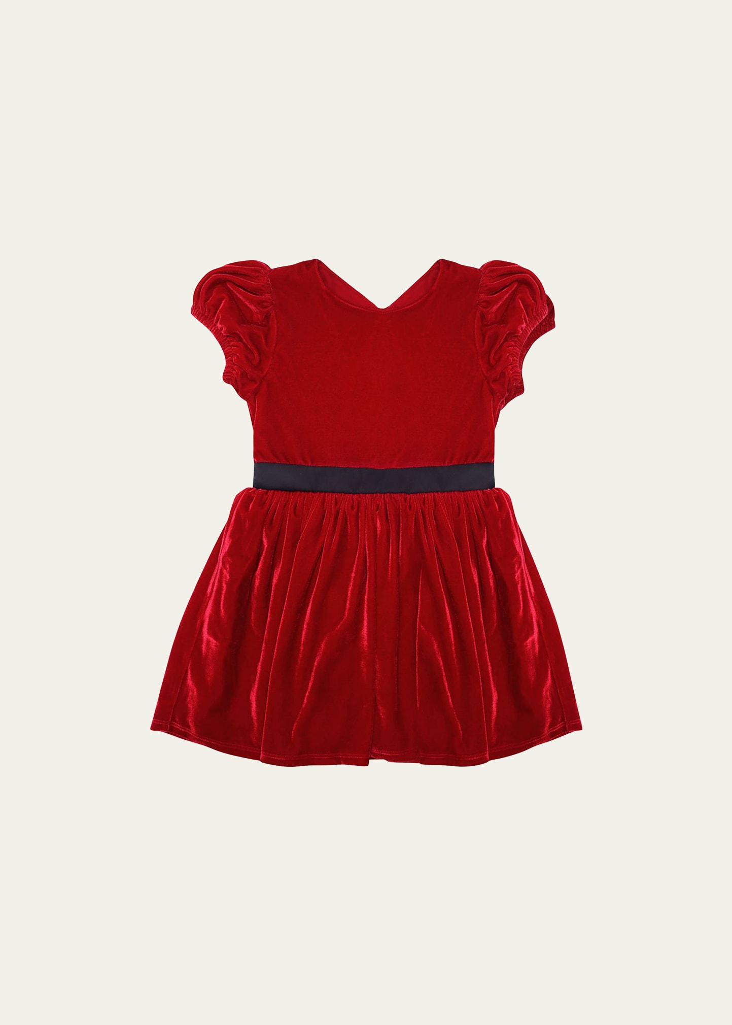 Girl's Isabel Velvet Festive Dress, Size 2-8