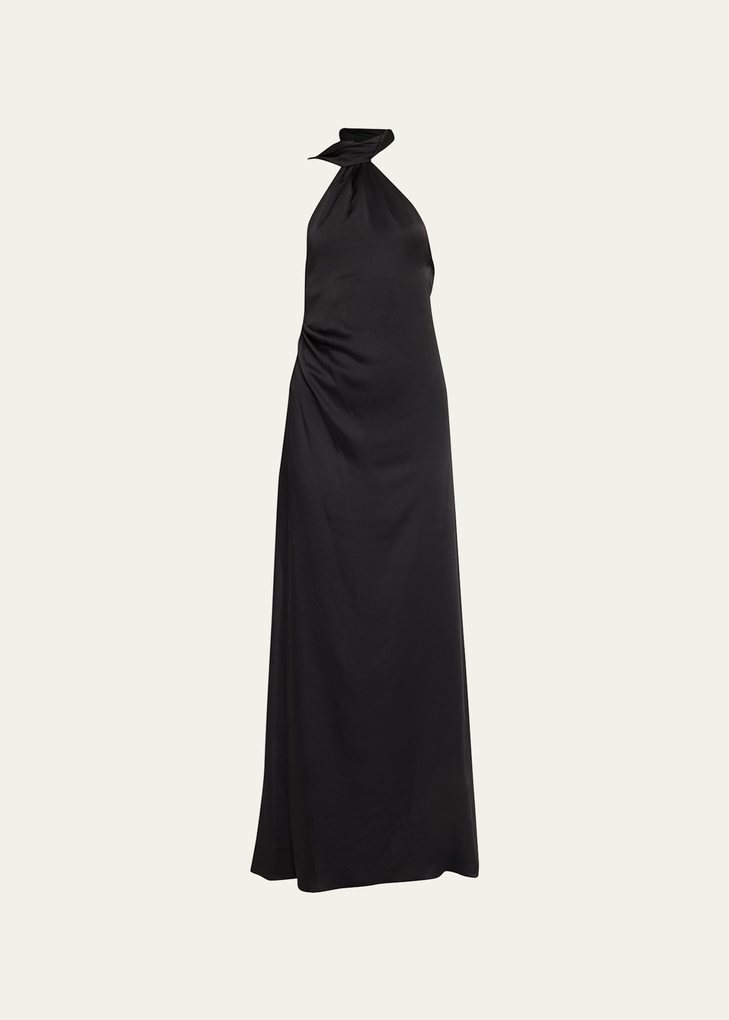 Simkhai Vittoria Draped Scarf Dress In Black