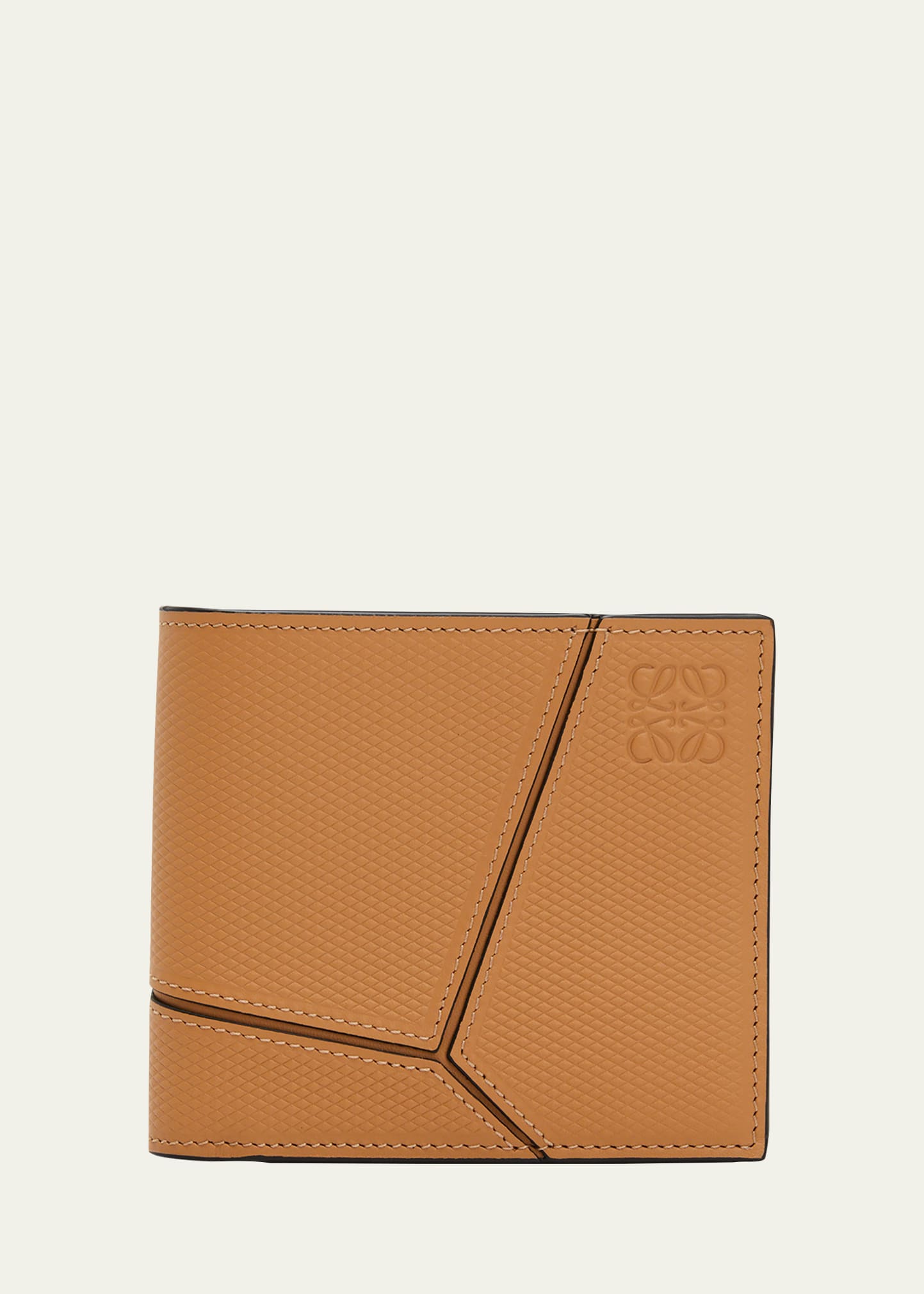 Men's Puzzle Leather Bifold Wallet