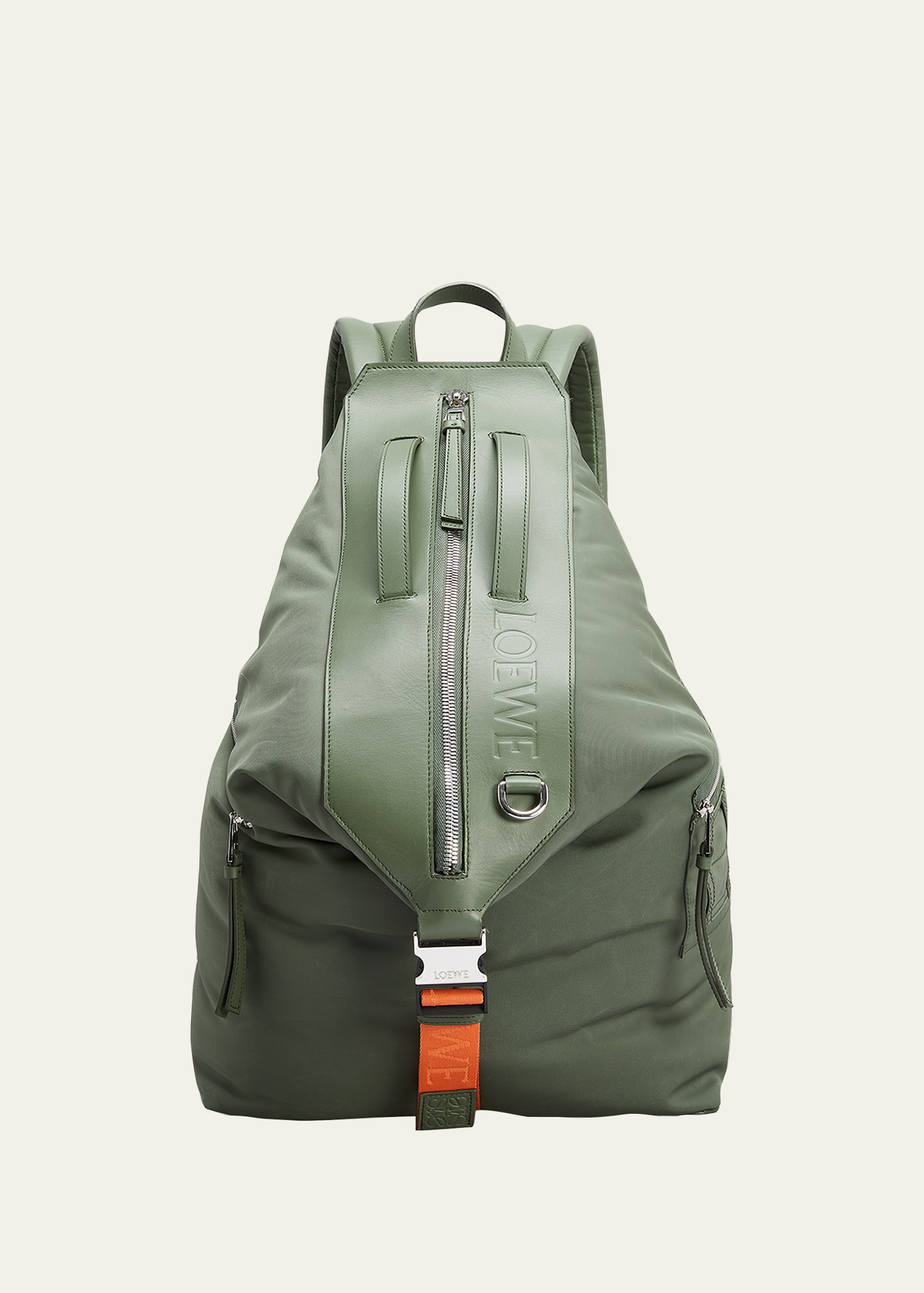 LOEWE MEN'S CONVERTIBLE PUFFER BACKPACK