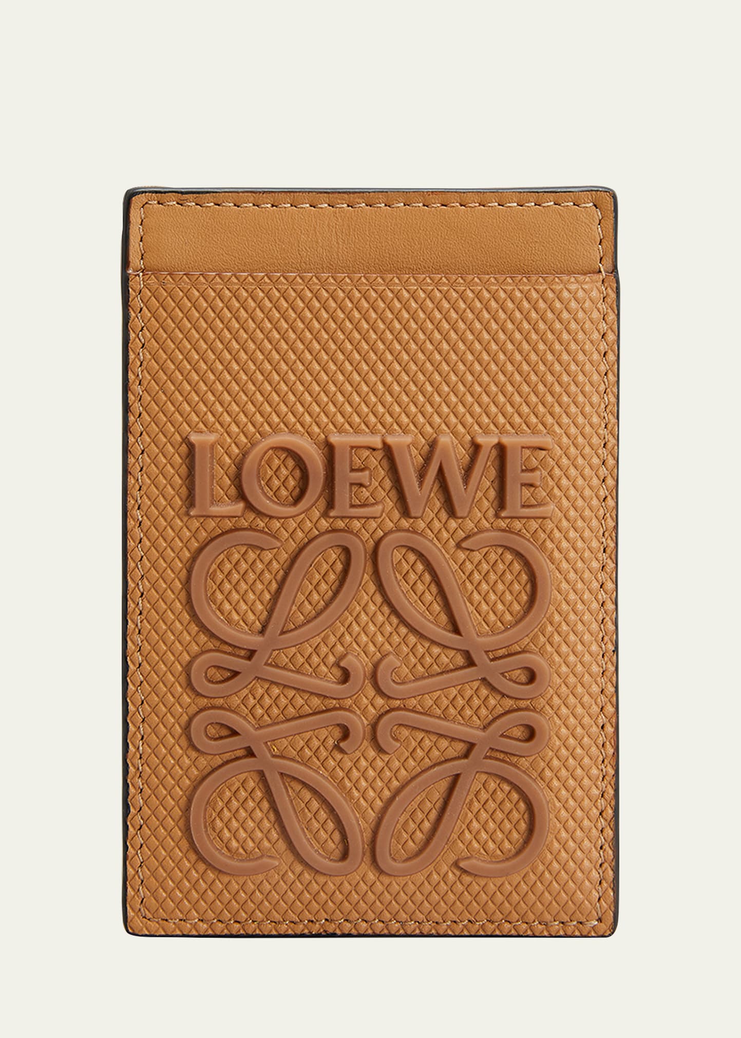 Men's Anagram Leather Slim Cardholder