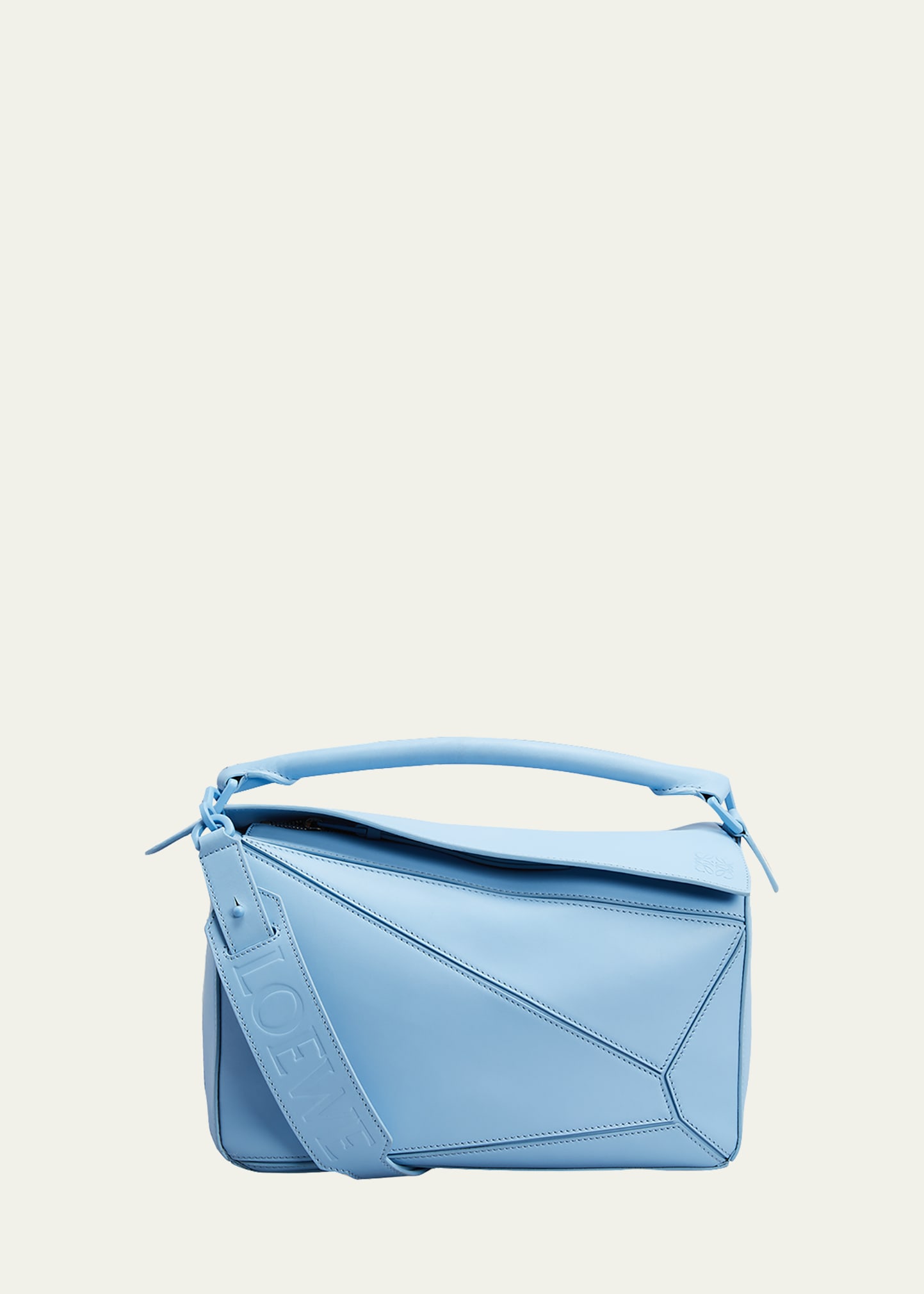 Loewe Men's Puzzle Solid Bag In Olympic Blue