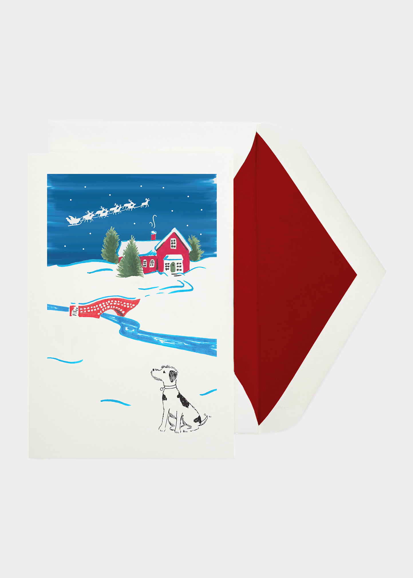 Snowy Christmas Eve Cards - Set of 10